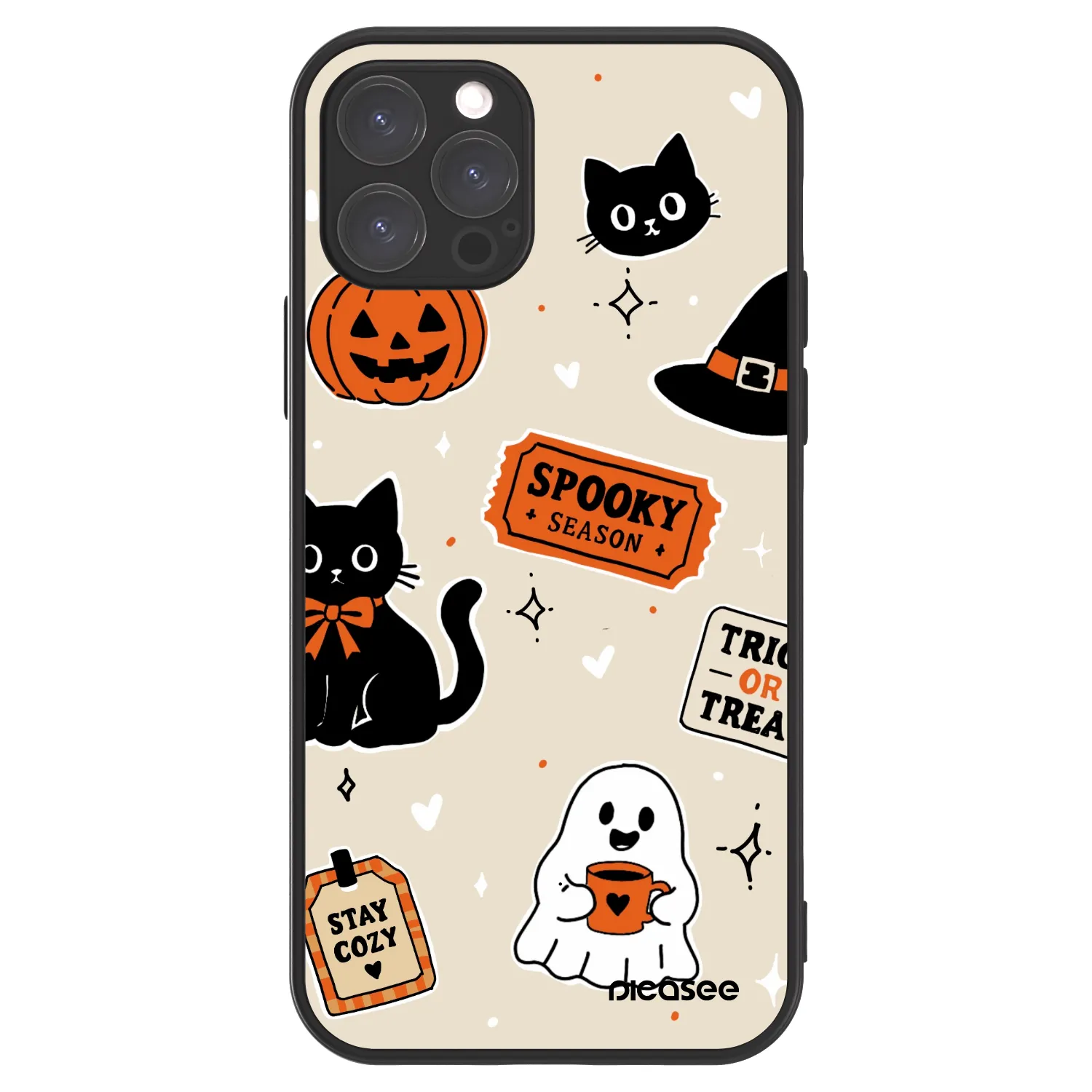 Picasee ULTIMATE CASE MagSafe Apple iPhone 12 Pro - készülékre - Halloween stickers