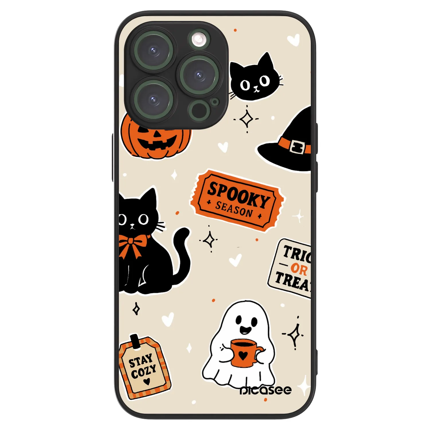 Picasee ULTIMATE CASE MagSafe Apple iPhone 13 Pro - készülékre - Halloween stickers