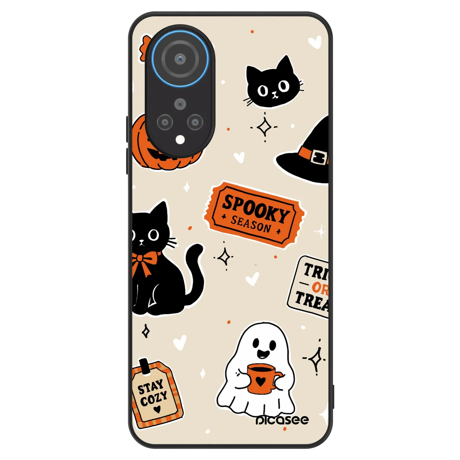 Picasee ULTIMATE CASE Honor X7 - készülékre - Halloween stickers
