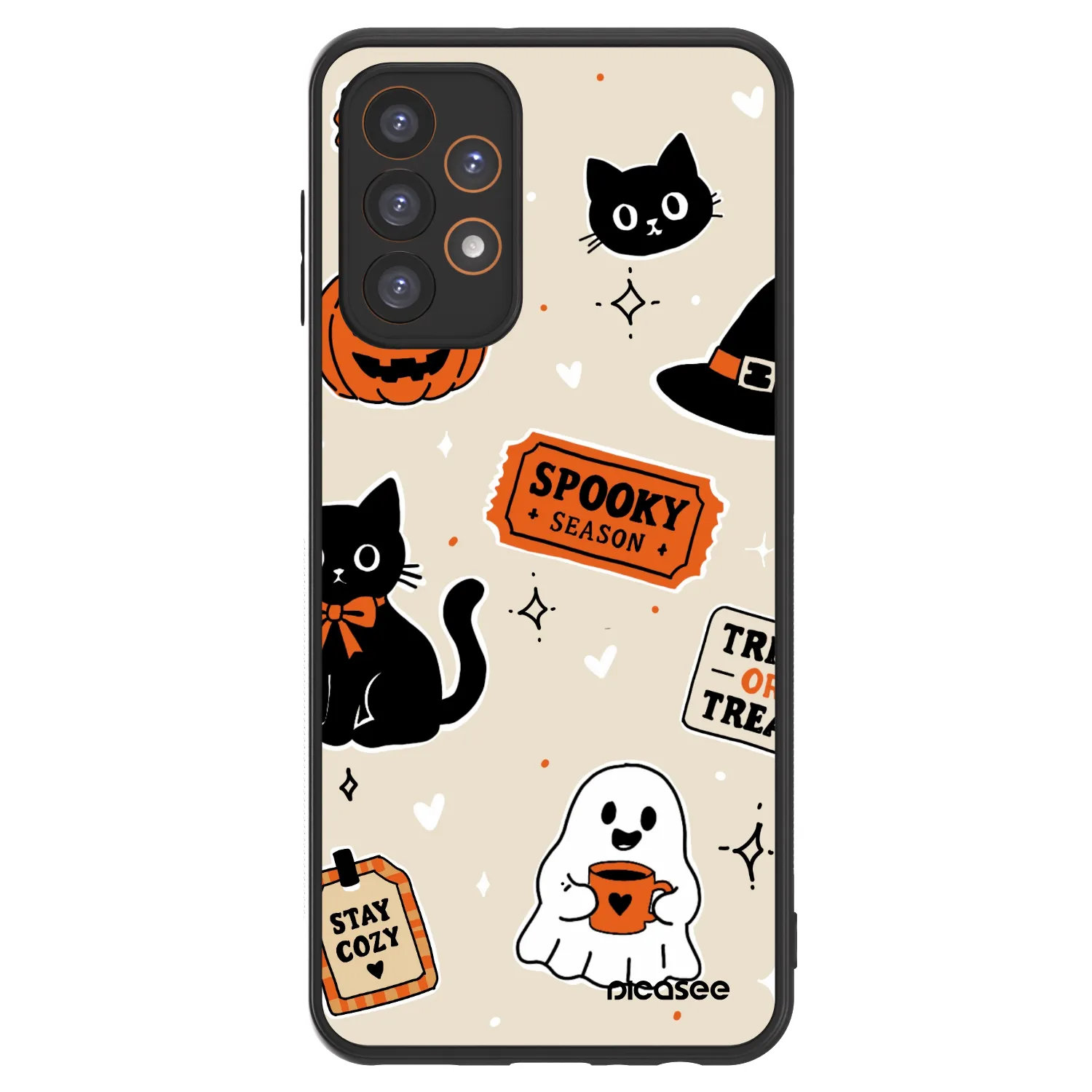 Picasee ULTIMATE CASE Samsung Galaxy A23 A235F 4G - készülékre - Halloween stickers