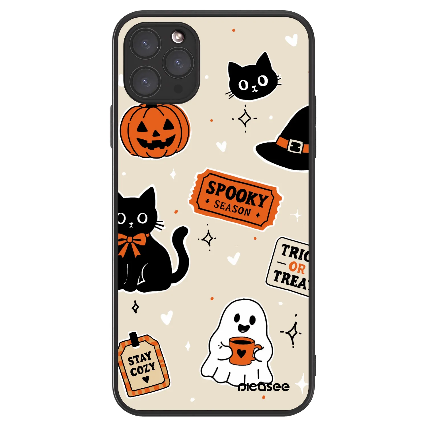 Picasee ULTIMATE CASE MagSafe Apple iPhone 11 Pro Max - készülékre - Halloween stickers