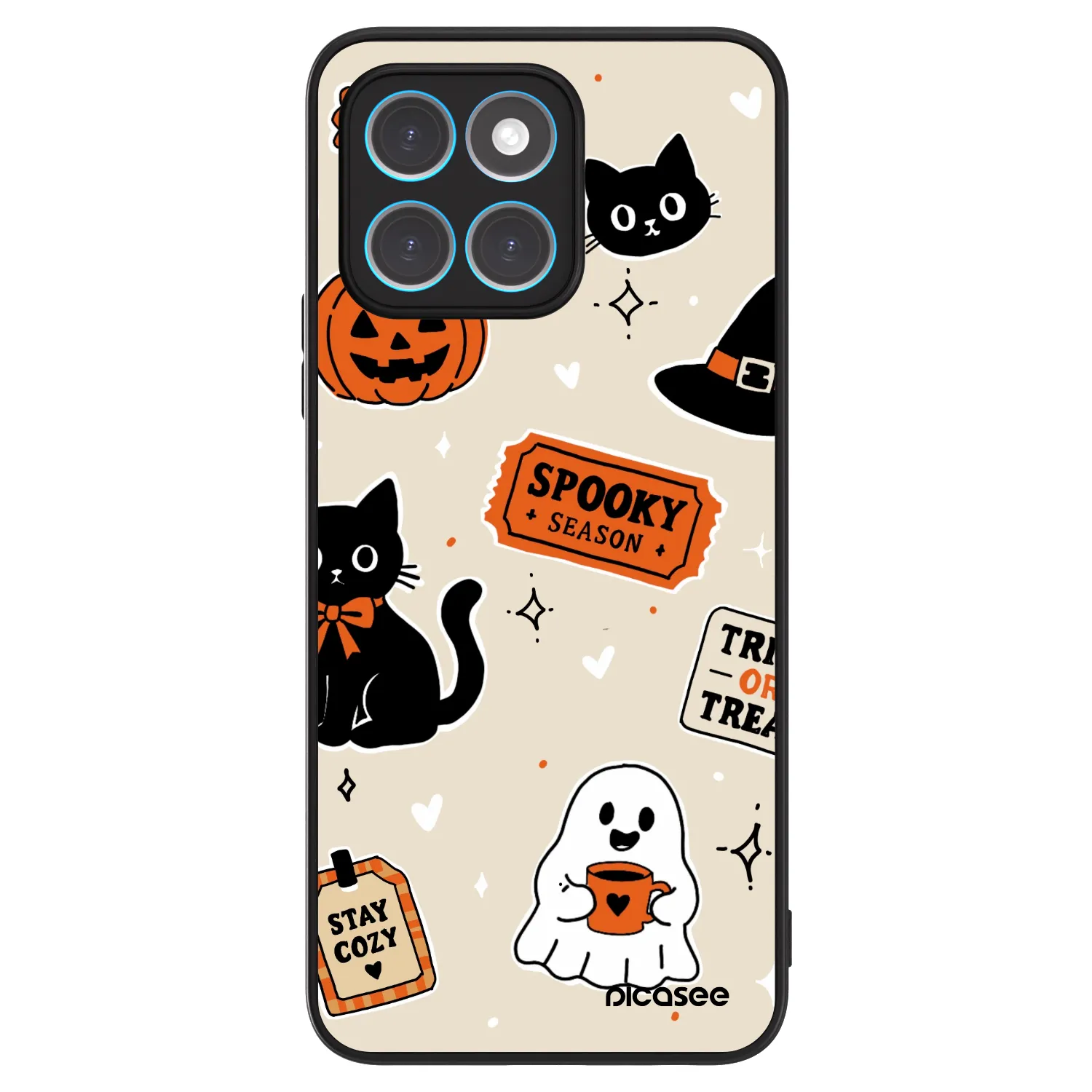 Picasee ULTIMATE CASE Honor X8 5G - készülékre - Halloween stickers