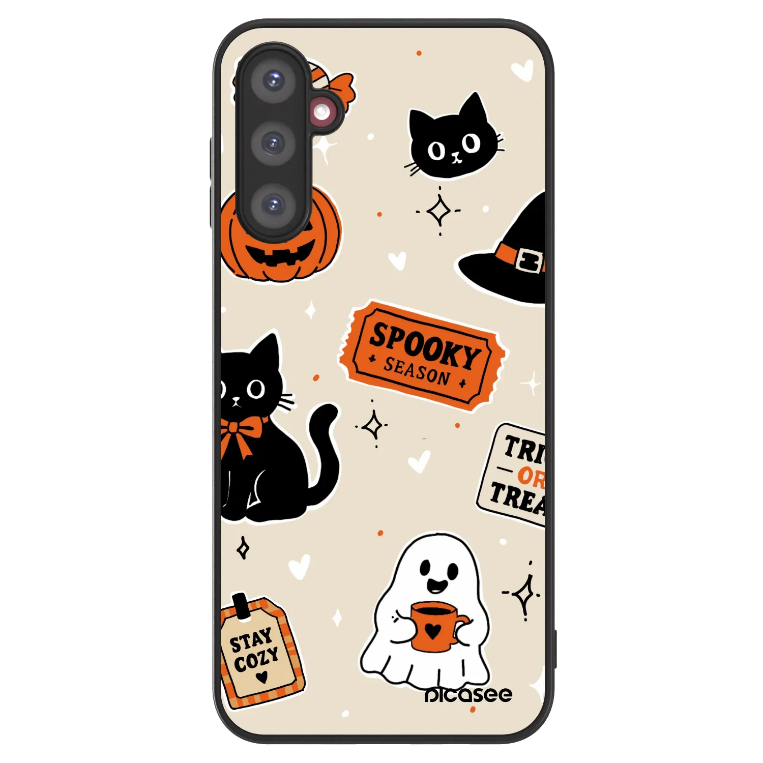 Picasee ULTIMATE CASE Samsung Galaxy A14 4G A145R - készülékre - Halloween stickers