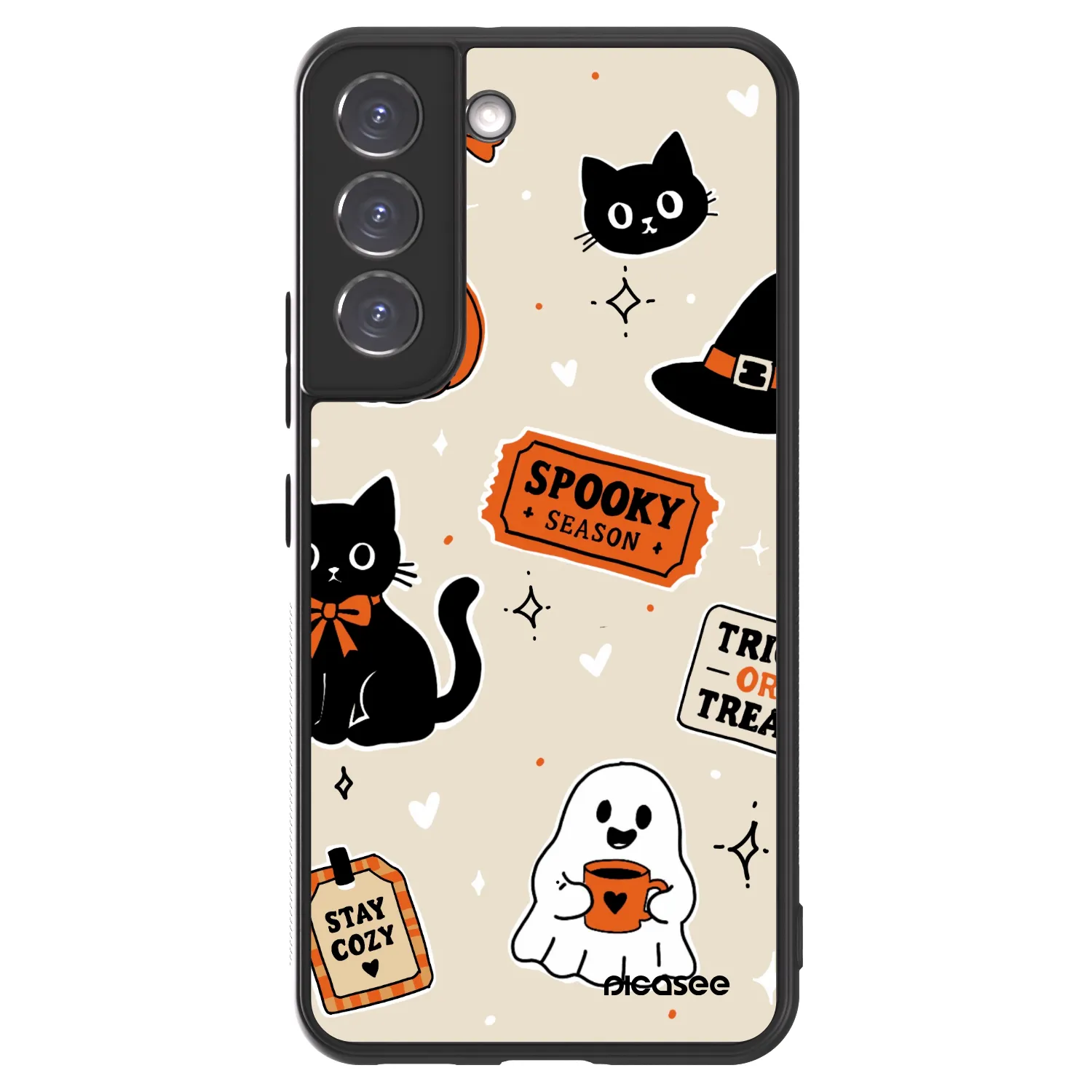 Picasee ULTIMATE CASE PowerShare Samsung Galaxy S22 5G - készülékre - Halloween stickers