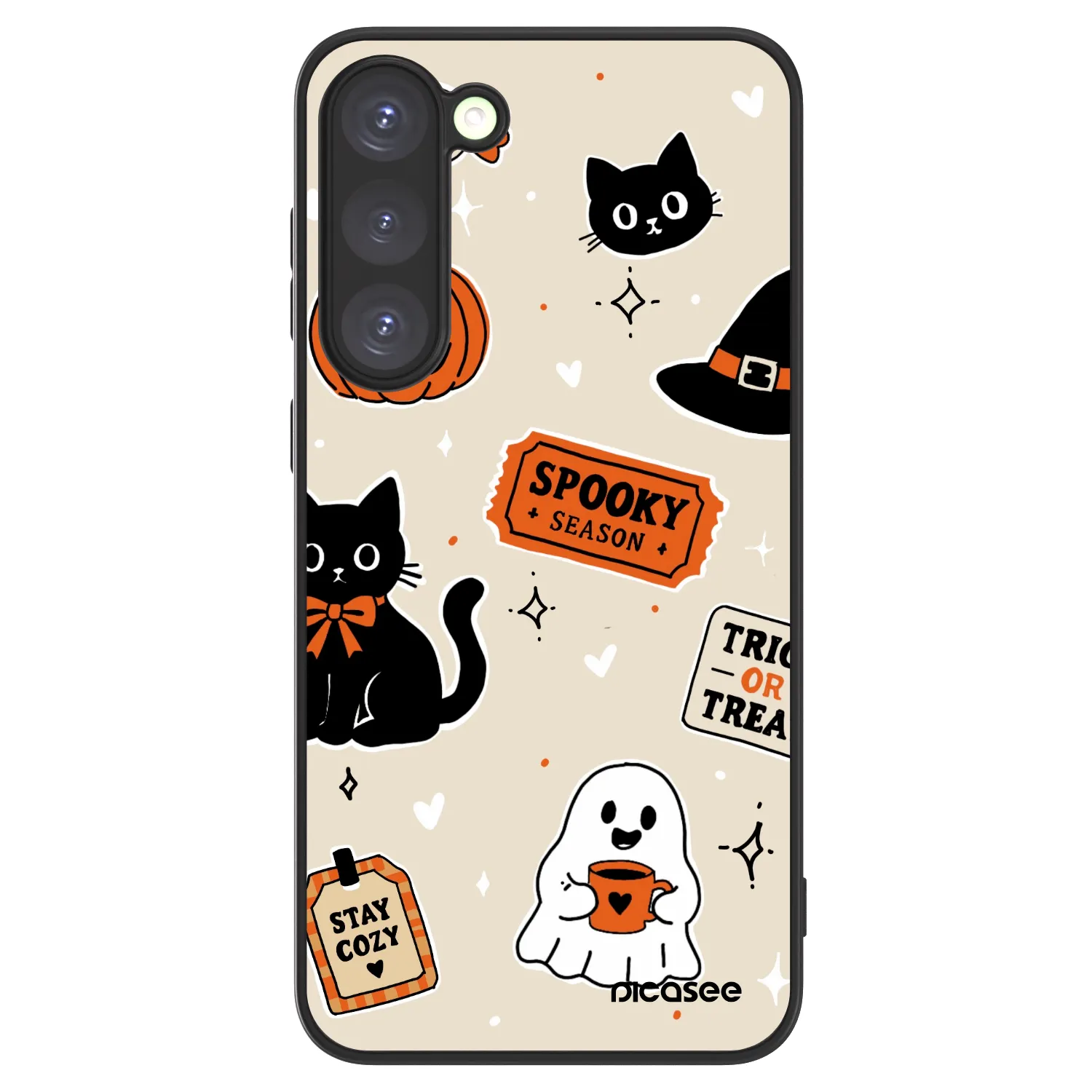 Picasee ULTIMATE CASE PowerShare Samsung Galaxy S23+ 5G - készülékre - Halloween stickers