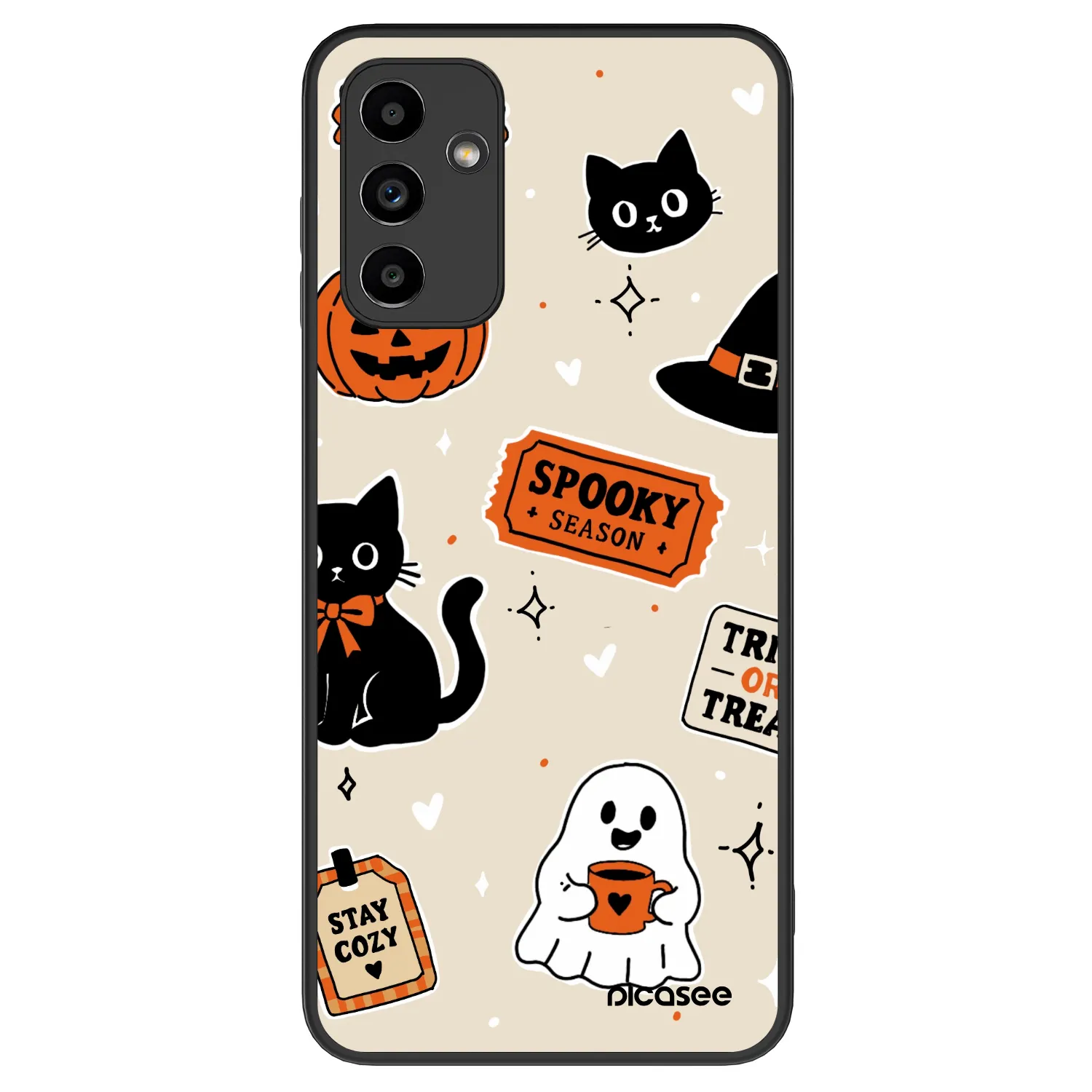 Picasee ULTIMATE CASE Samsung Galaxy A04s A047F - készülékre - Halloween stickers