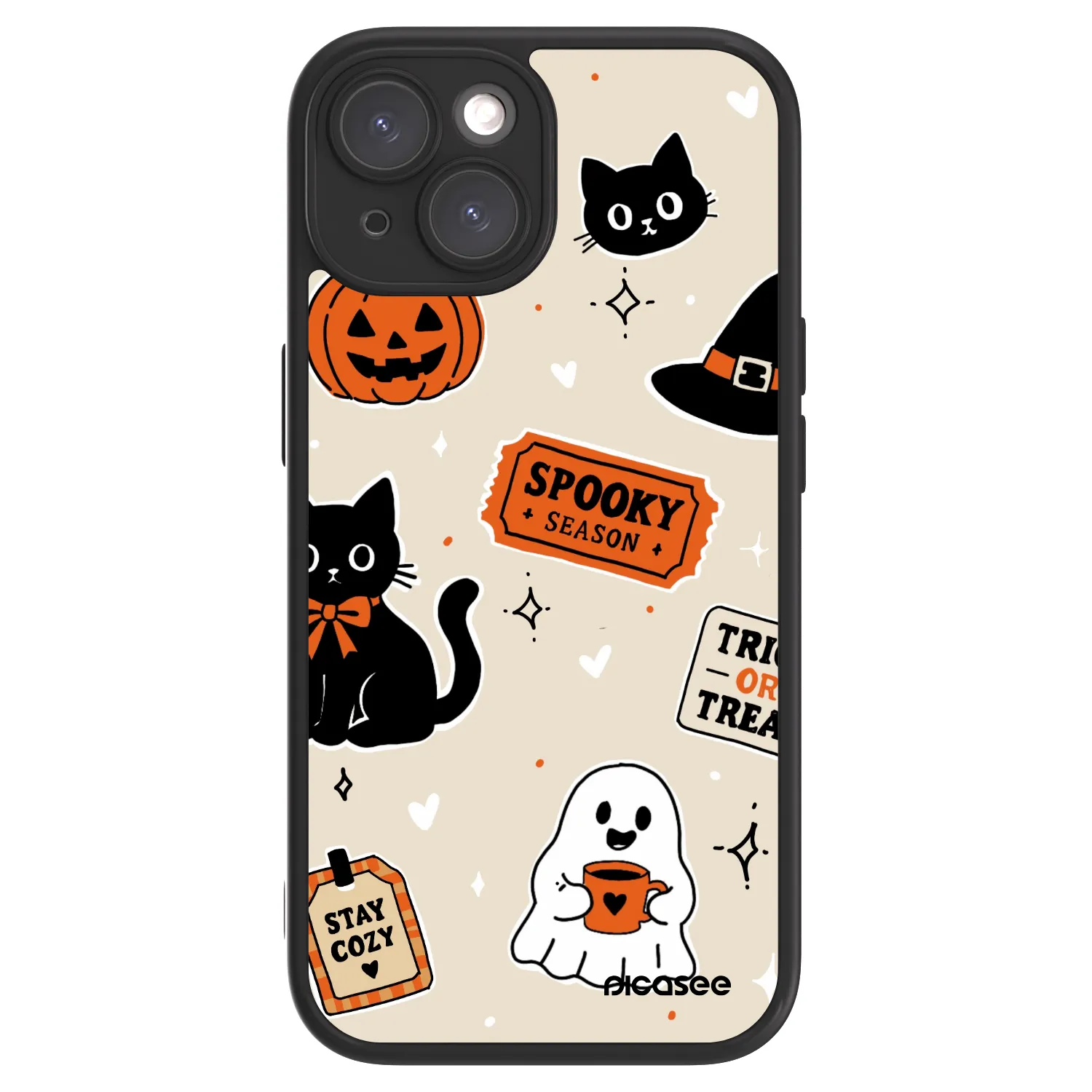 Picasee ULTIMATE CASE Apple iPhone 15 - készülékre - Halloween stickers