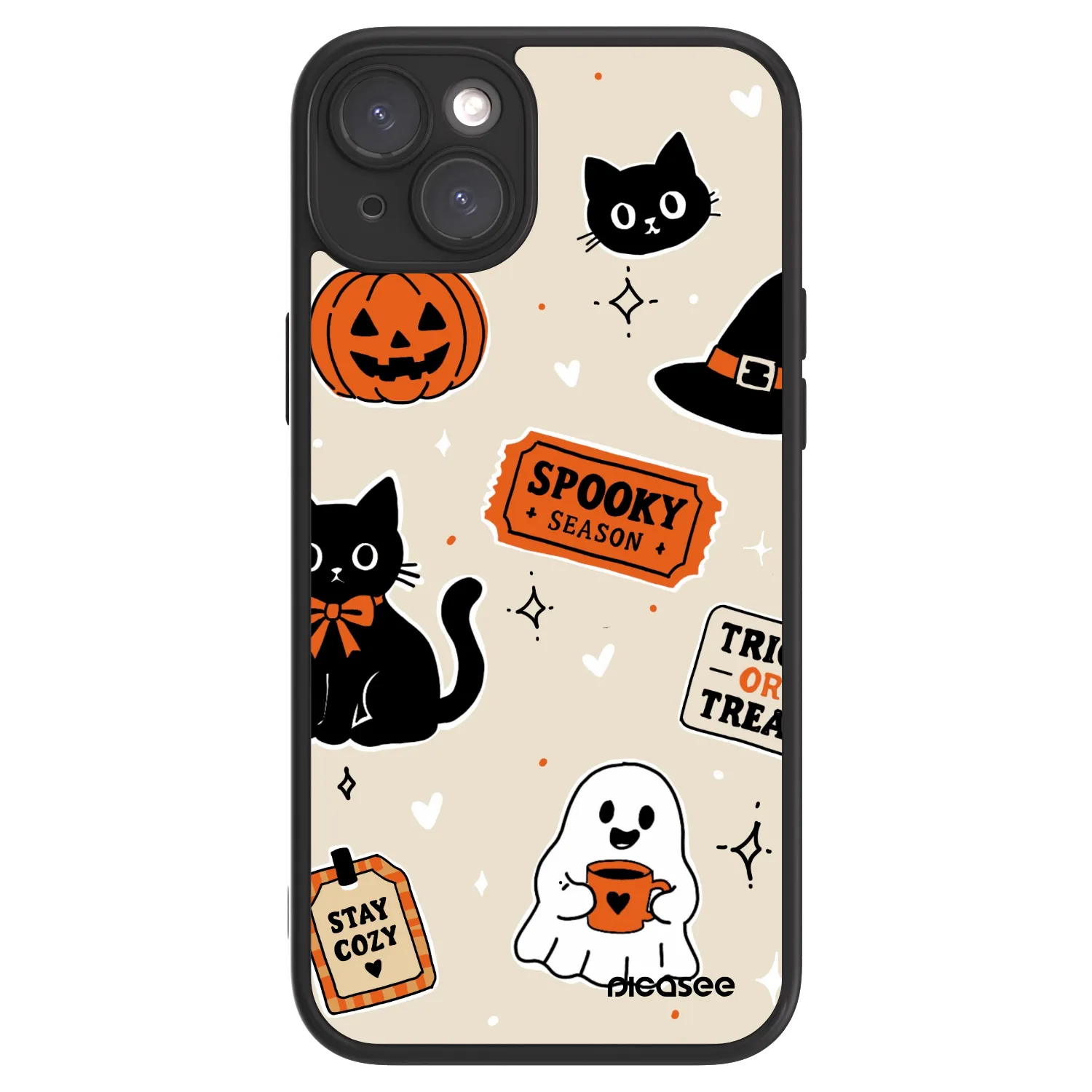 Picasee ULTIMATE CASE MagSafe Apple iPhone 15 Plus - készülékre - Halloween stickers