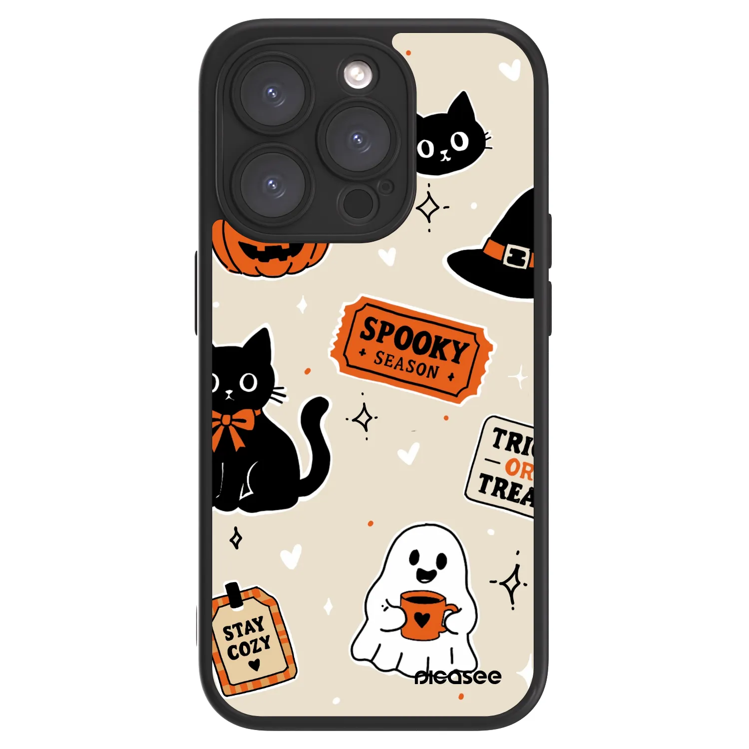 Picasee ULTIMATE CASE Apple iPhone 15 Pro - készülékre - Halloween stickers