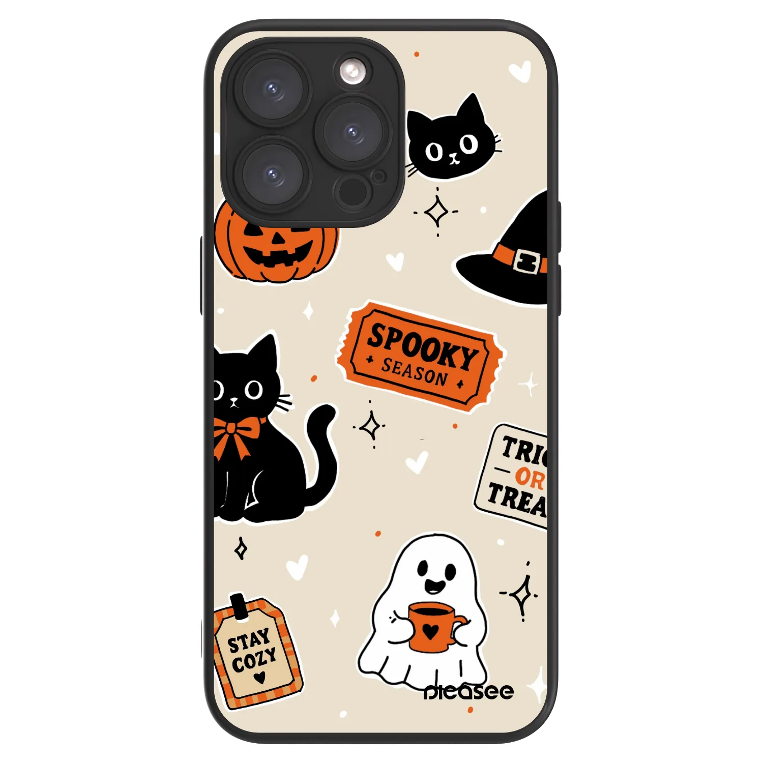 Picasee ULTIMATE CASE MagSafe Apple iPhone 15 Pro Max - készülékre - Halloween stickers