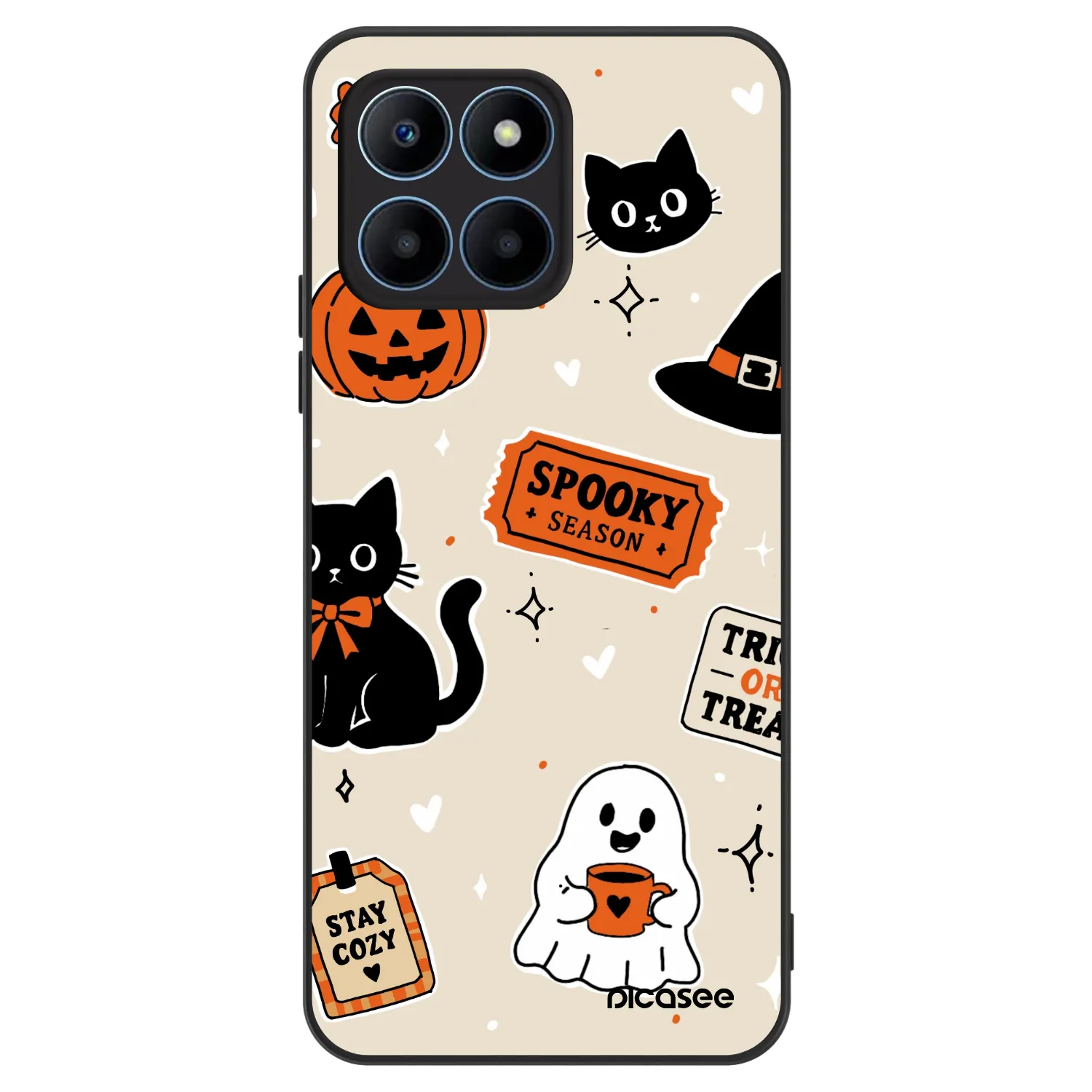 Picasee ULTIMATE CASE Honor 70 Lite - készülékre - Halloween stickers