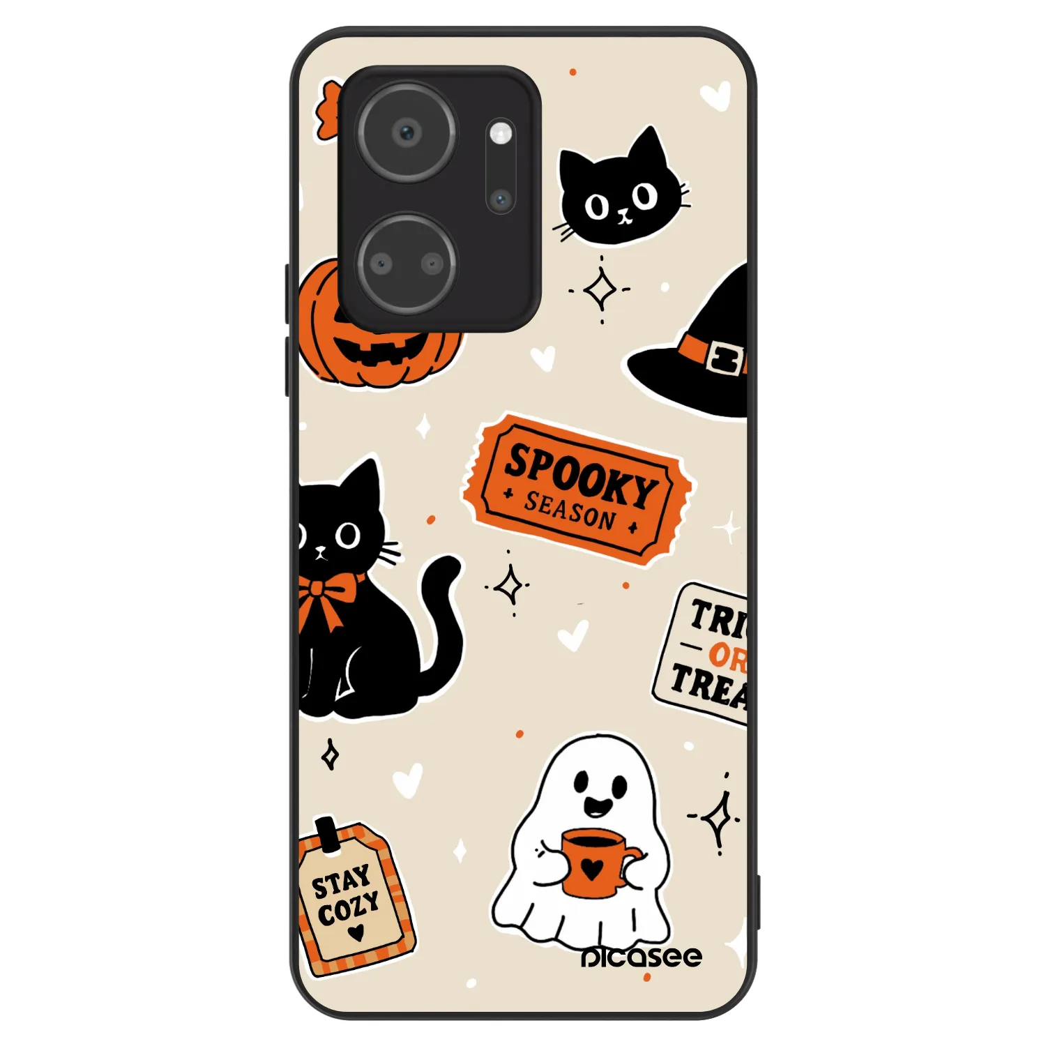 Picasee ULTIMATE CASE Honor X7a - készülékre - Halloween stickers