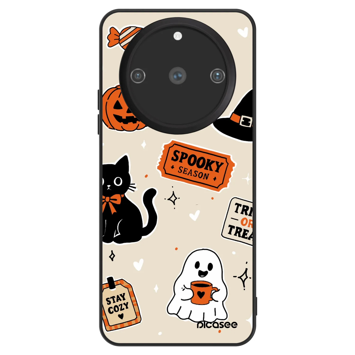 Picasee ULTIMATE CASE Realme 11 Pro+ - készülékre - Halloween stickers