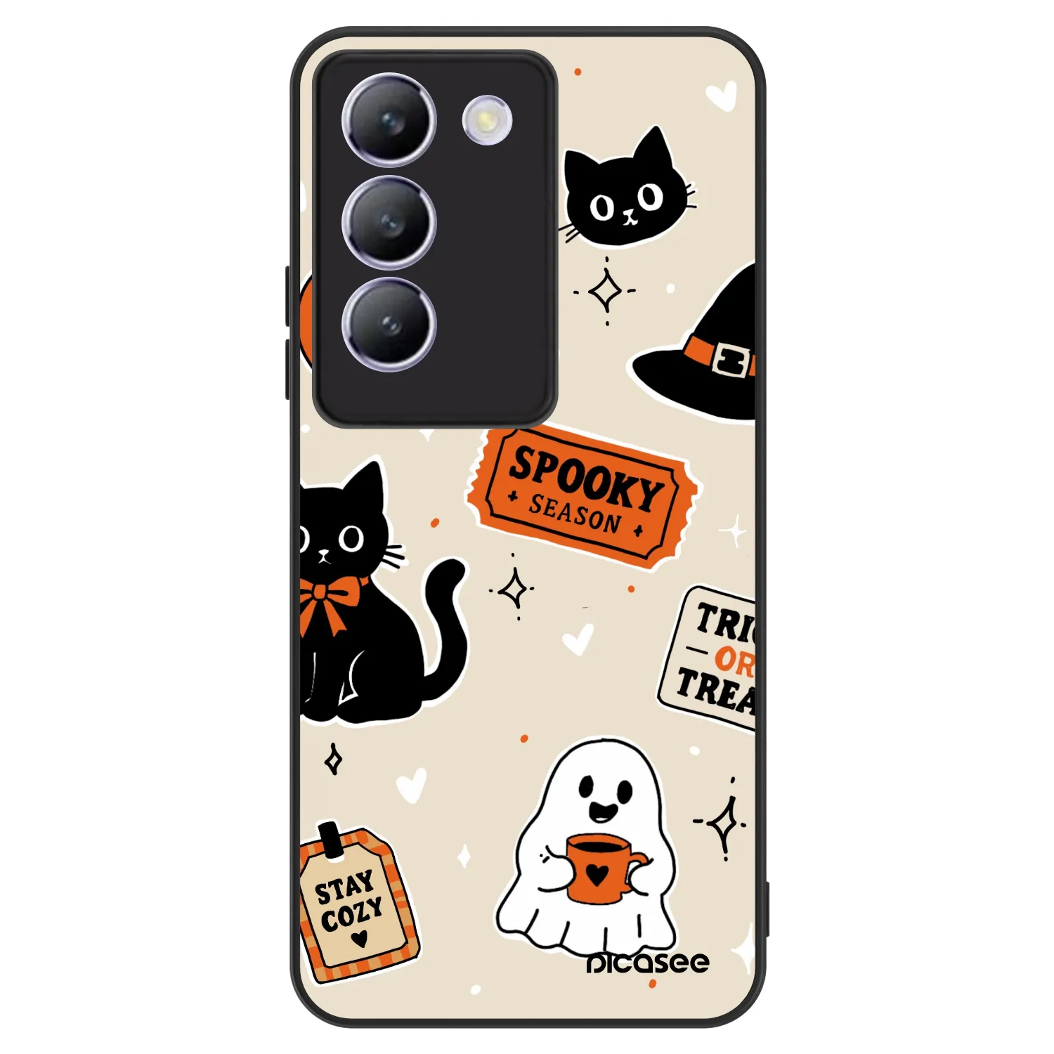 Picasee ULTIMATE CASE Vivo V40 SE 5G - készülékre - Halloween stickers