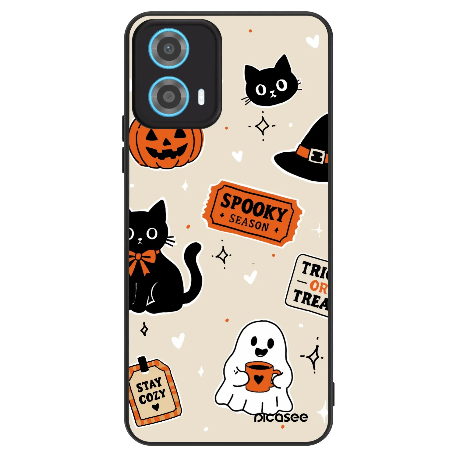 Picasee ULTIMATE CASE Motorola Moto G34 5G - készülékre - Halloween stickers