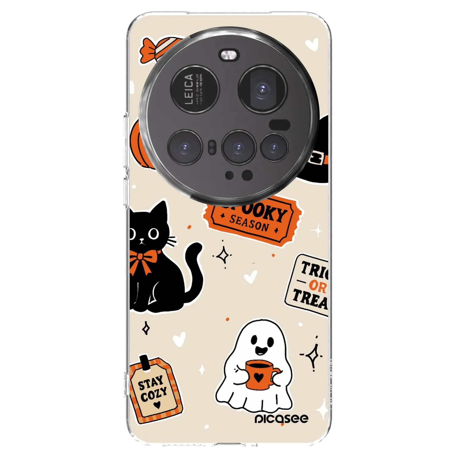 Picasee átlátszó szilikon tok az alábbi mobiltelefonokra Xiaomi 15 Ultra - Halloween stickers