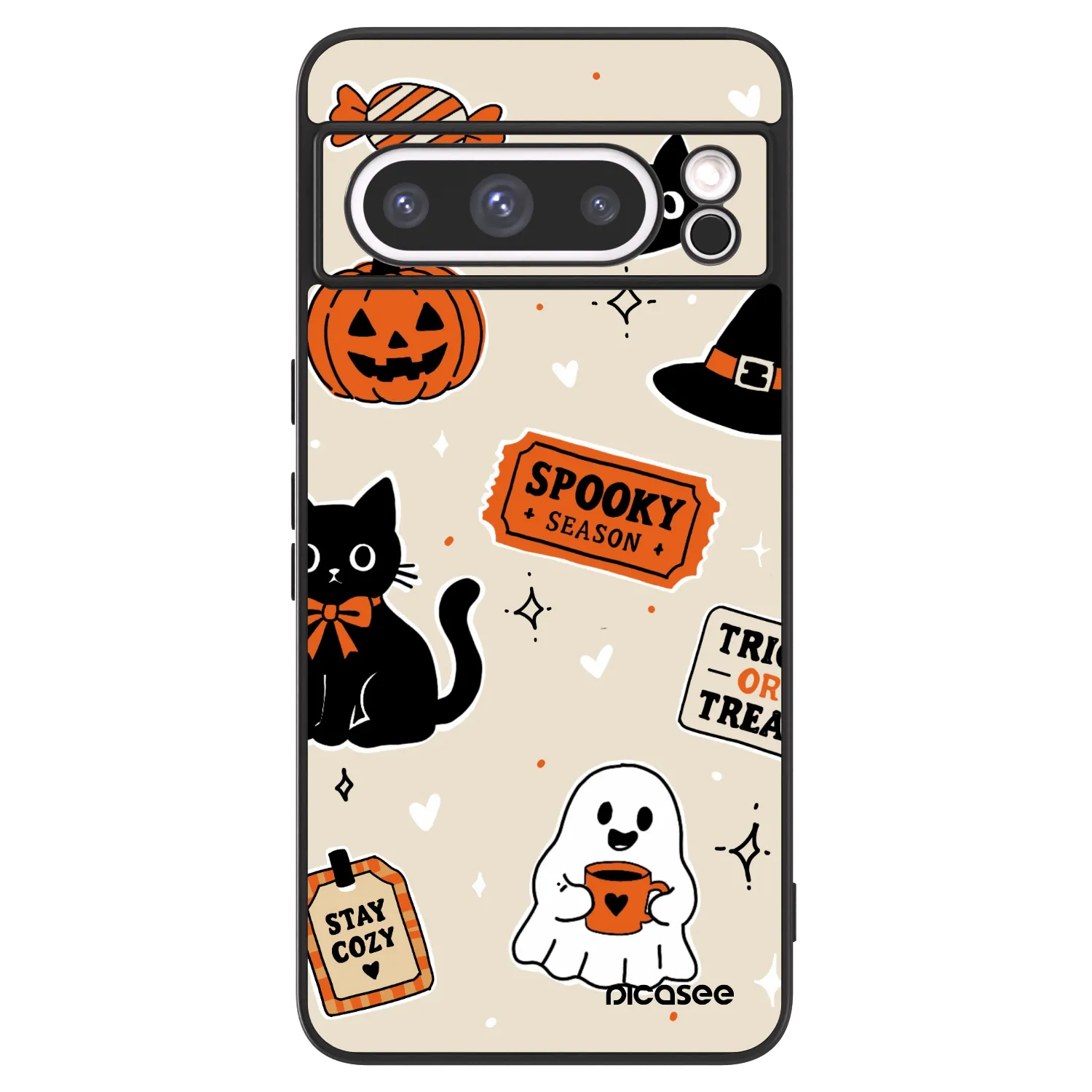 Picasee ULTIMATE CASE Google Pixel 8 Pro - készülékre - Halloween stickers