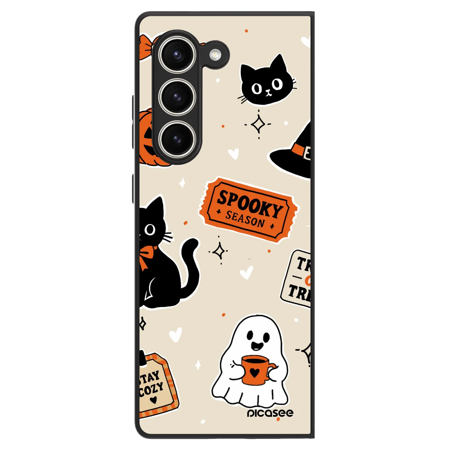 Picasee ULTIMATE CASE Samsung Galaxy Z Fold5 5G - készülékre - Halloween stickers