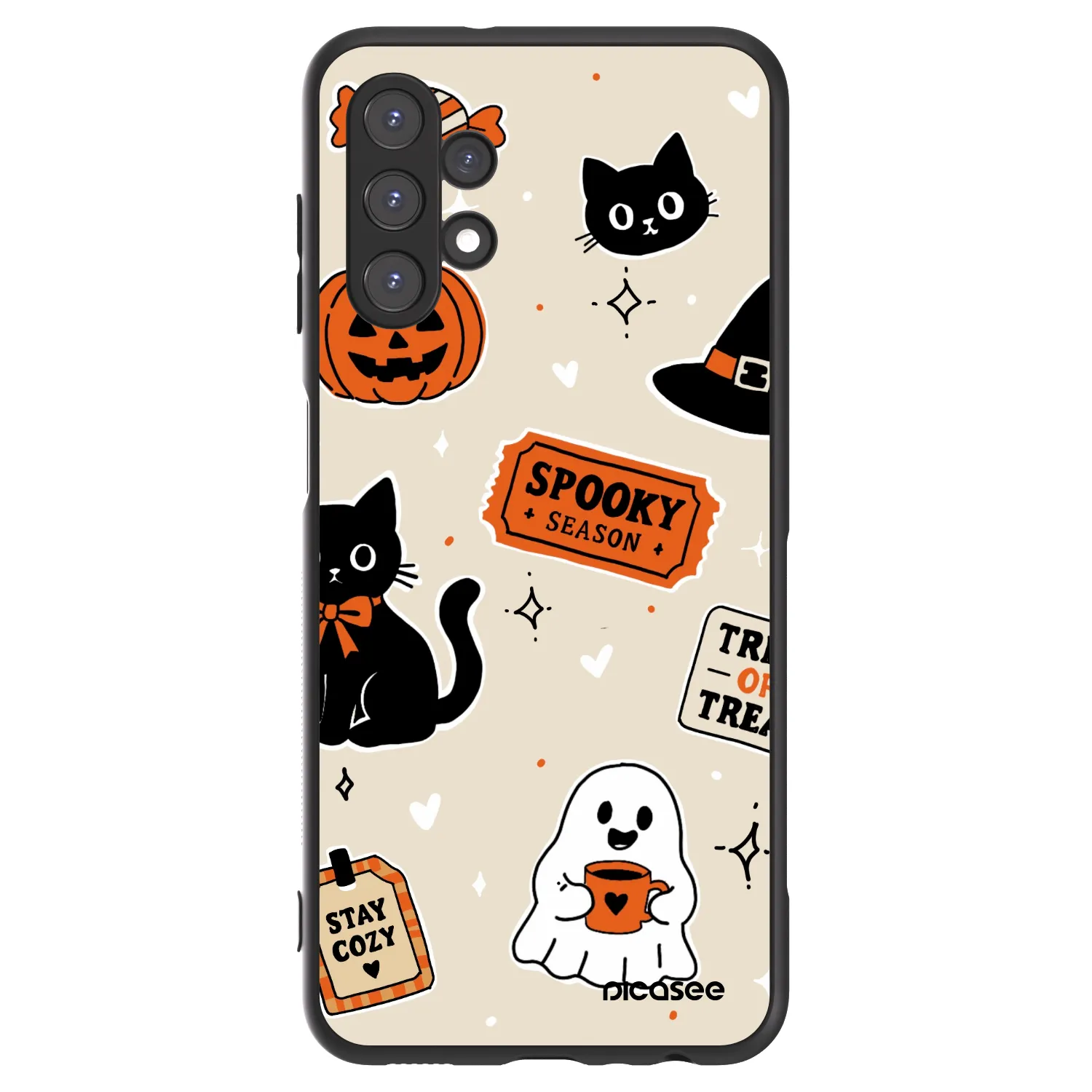 Picasee ULTIMATE CASE Samsung Galaxy A13 5G - készülékre - Halloween stickers