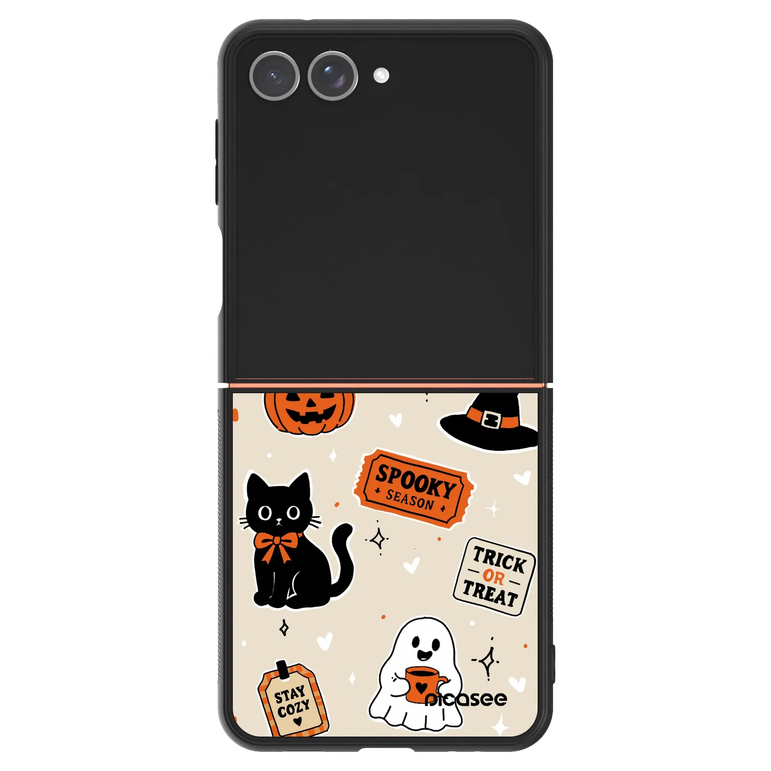 Picasee ULTIMATE CASE Samsung Galaxy Z Flip7 5G - készülékre - Halloween stickers