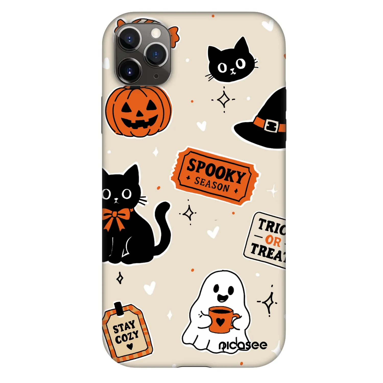 Picasee Fashion Case Apple iPhone 11 Pro Max - Halloween stickers