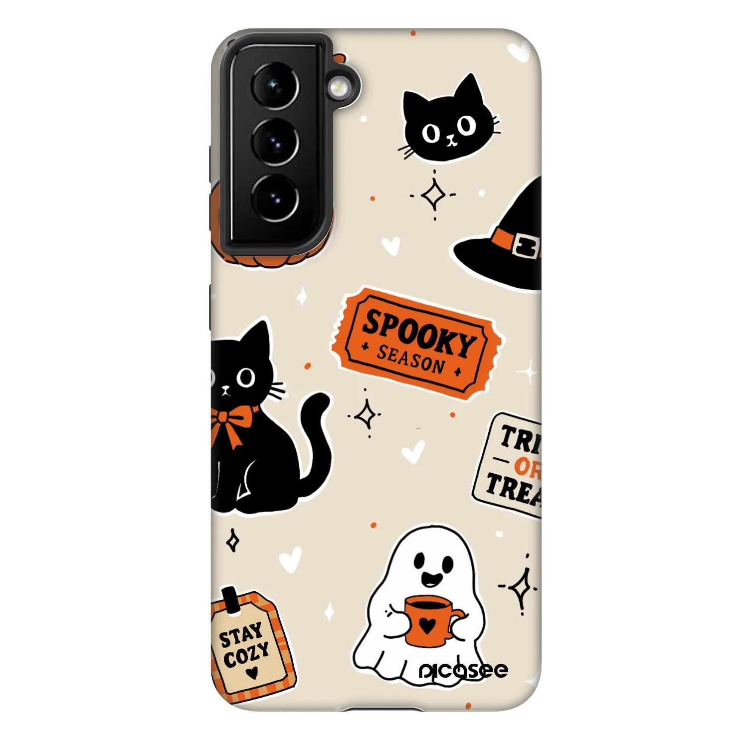 Picasee Fashion Case Samsung Galaxy S21 FE 5G - Halloween stickers