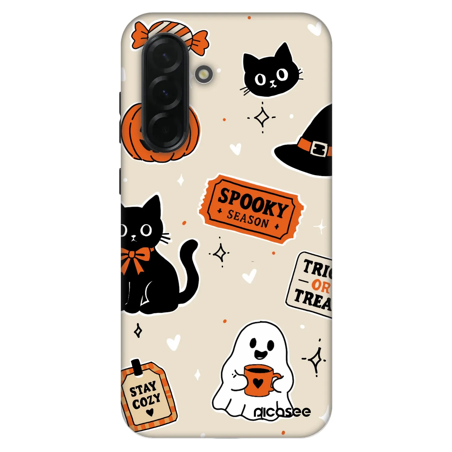 Picasee Fashion Case Samsung Galaxy A36 5G - Halloween stickers