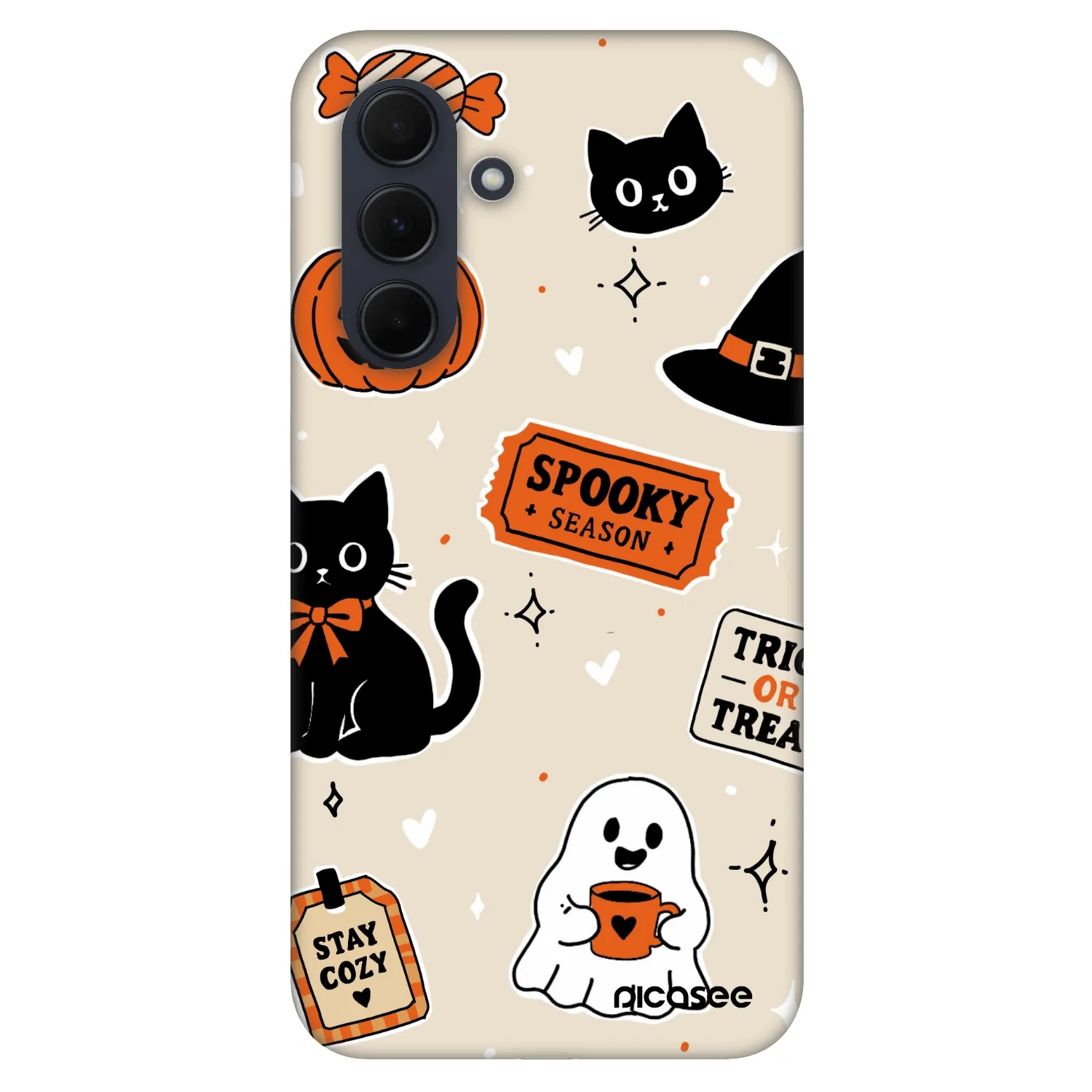 Picasee Fashion Case Samsung Galaxy A35 5G A356B - Halloween stickers