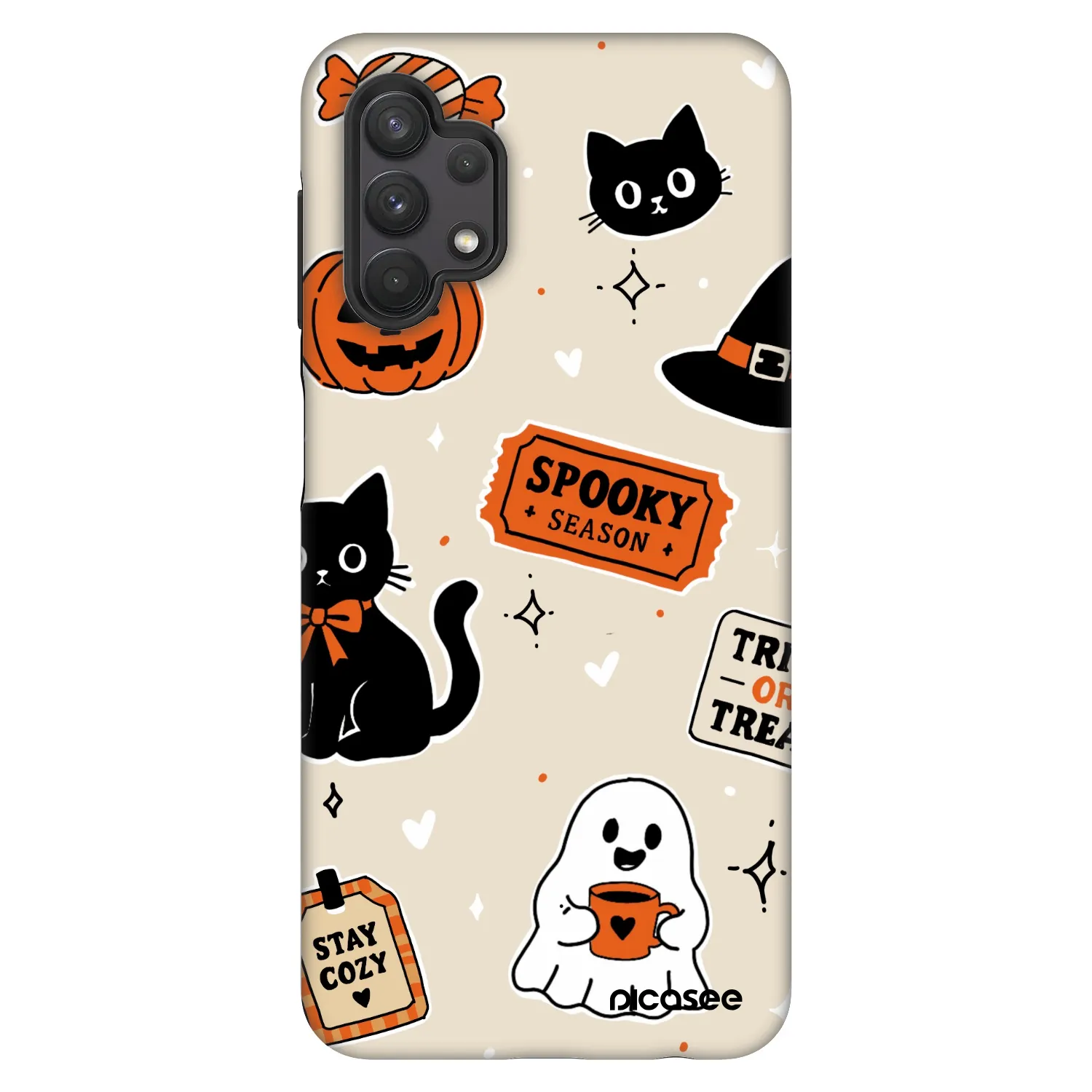 Picasee Fashion Case Samsung Galaxy A32 5G A326B - Halloween stickers