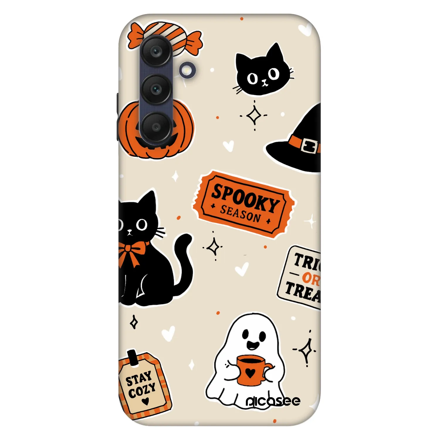 Picasee Fashion Case Samsung Galaxy A25 A256B 5G - Halloween stickers