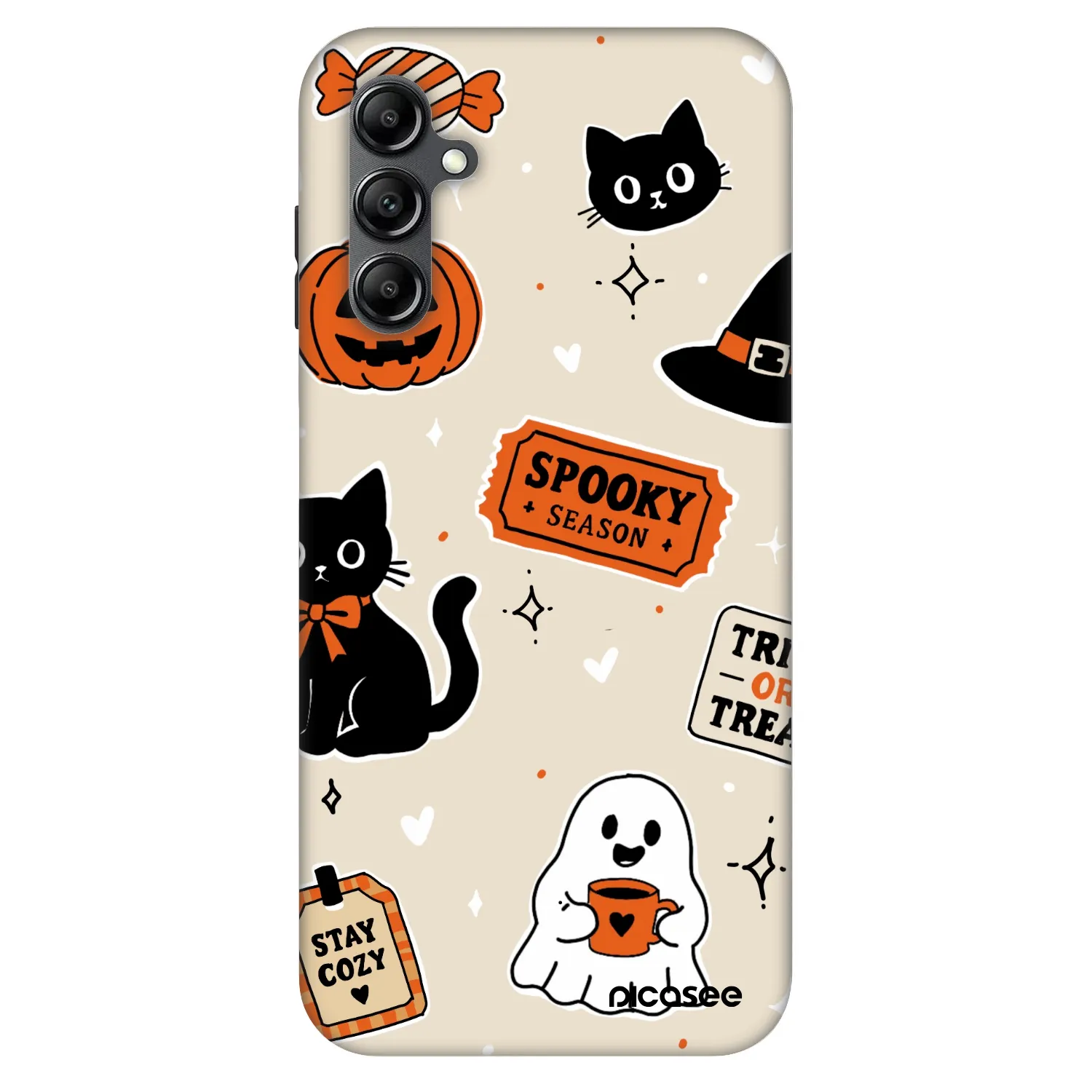 Picasee Fashion Case Samsung Galaxy A16 5G - Halloween stickers