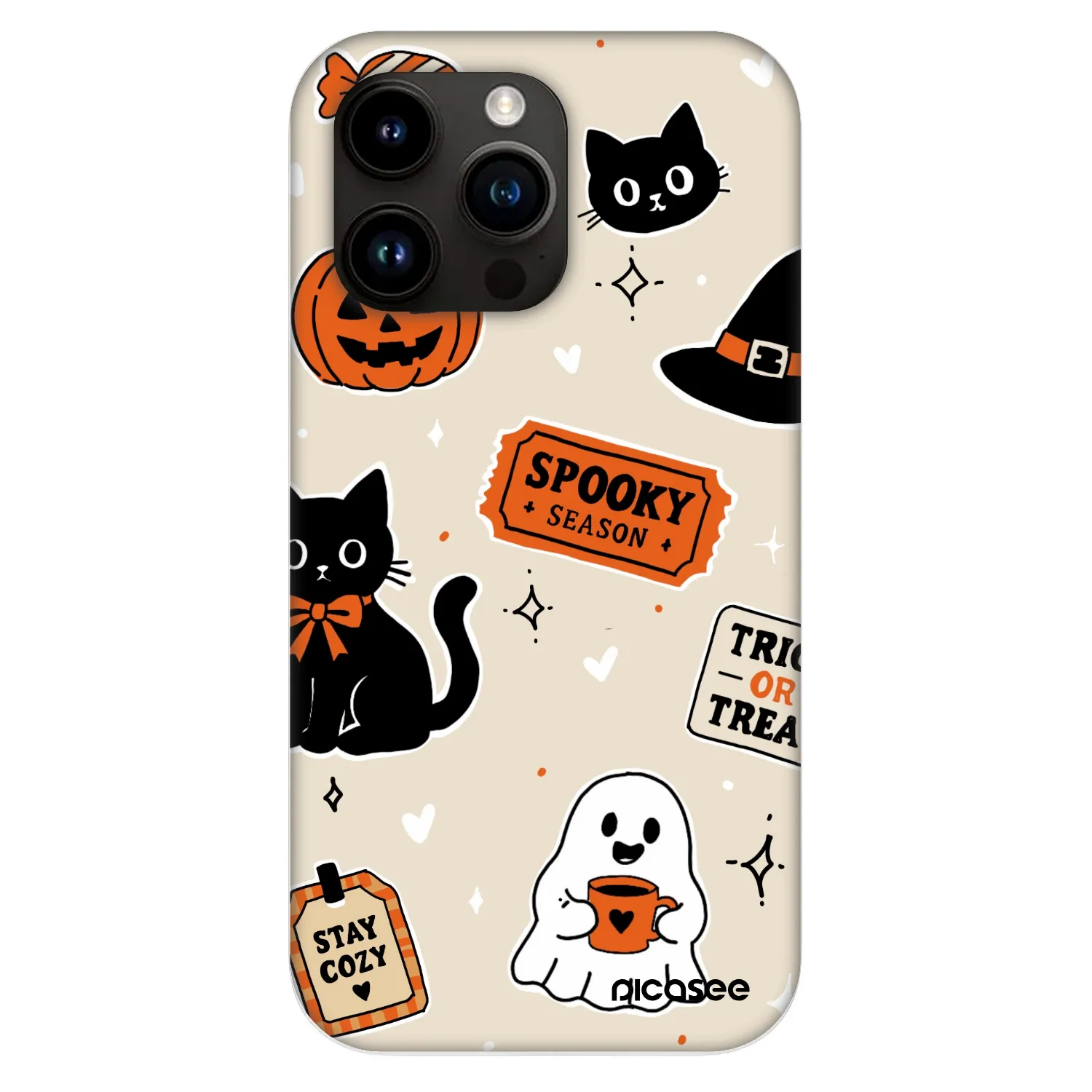 Picasee Fashion Case MagSafe Apple iPhone 13 Pro - Halloween stickers