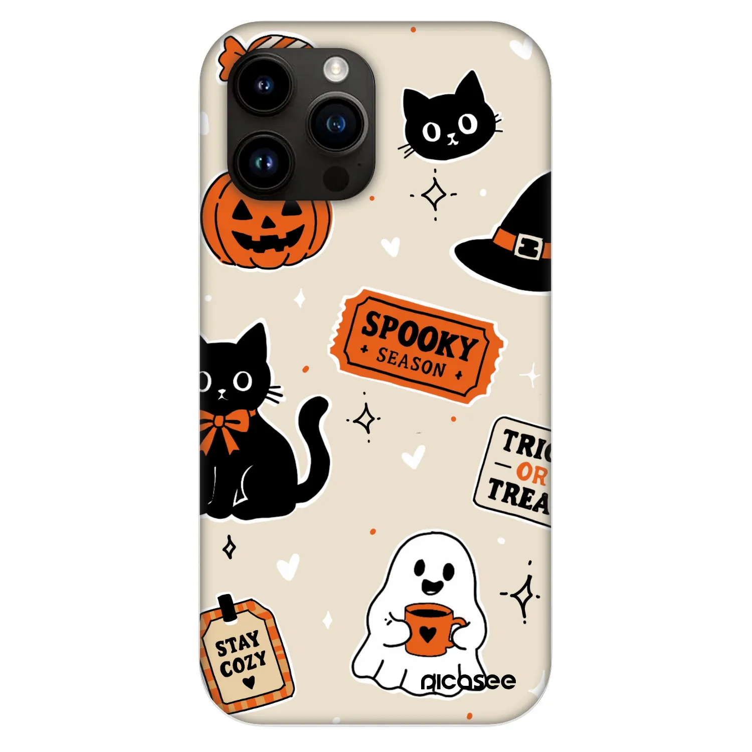 Picasee Fashion Case MagSafe Apple iPhone 13 Pro Max - Halloween stickers