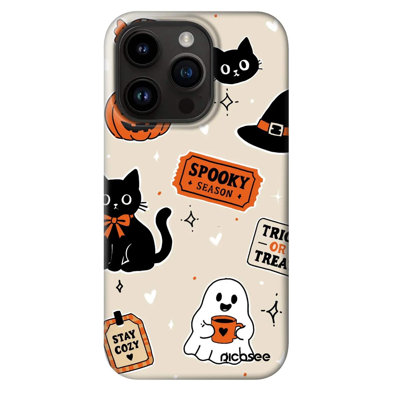 Picasee Fashion Case MagSafe Apple iPhone 14 Pro - Halloween stickers