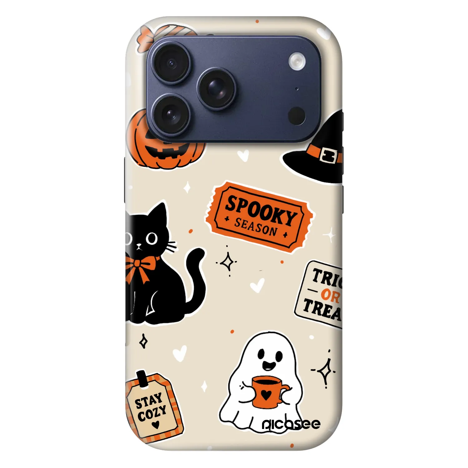 Picasee Fashion Case MagSafe Apple iPhone 17 Pro - Halloween stickers