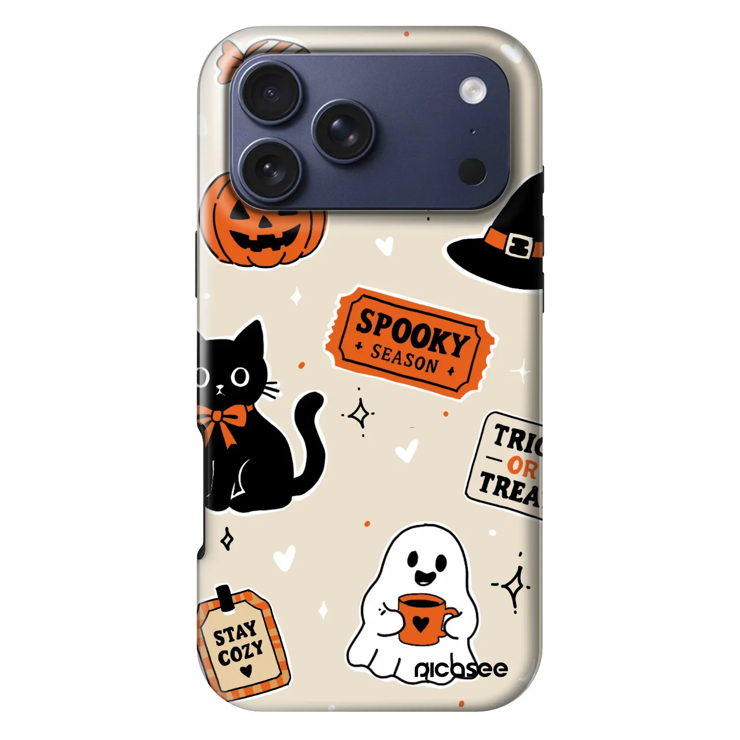 Picasee Fashion Case MagSafe Apple iPhone 17 Pro Max - Halloween stickers