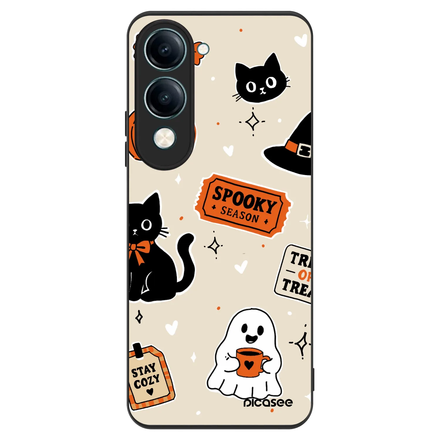 Picasee ULTIMATE CASE Vivo Y29s 5G - készülékre - Halloween stickers
