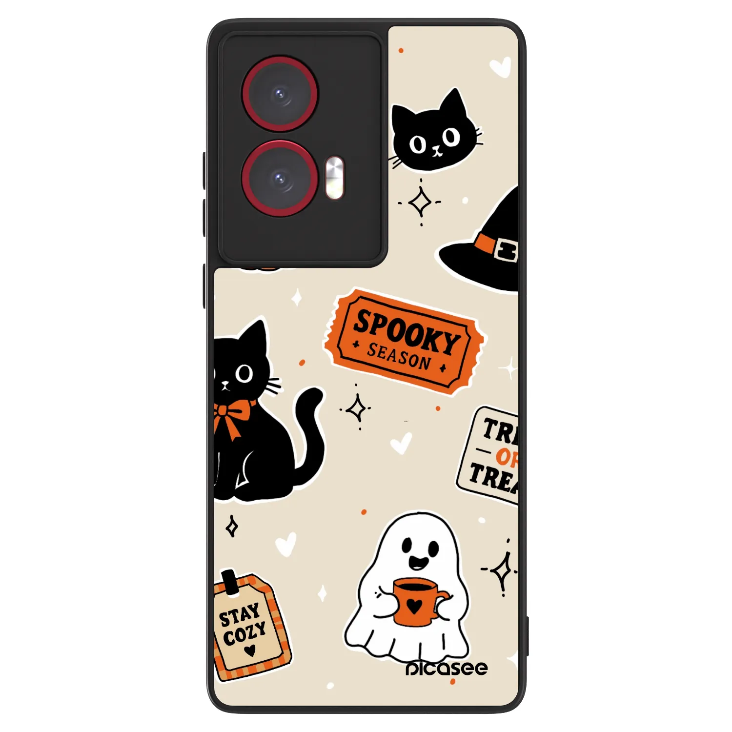 Picasee ULTIMATE CASE Motorola Edge 50 Fusion - készülékre - Halloween stickers