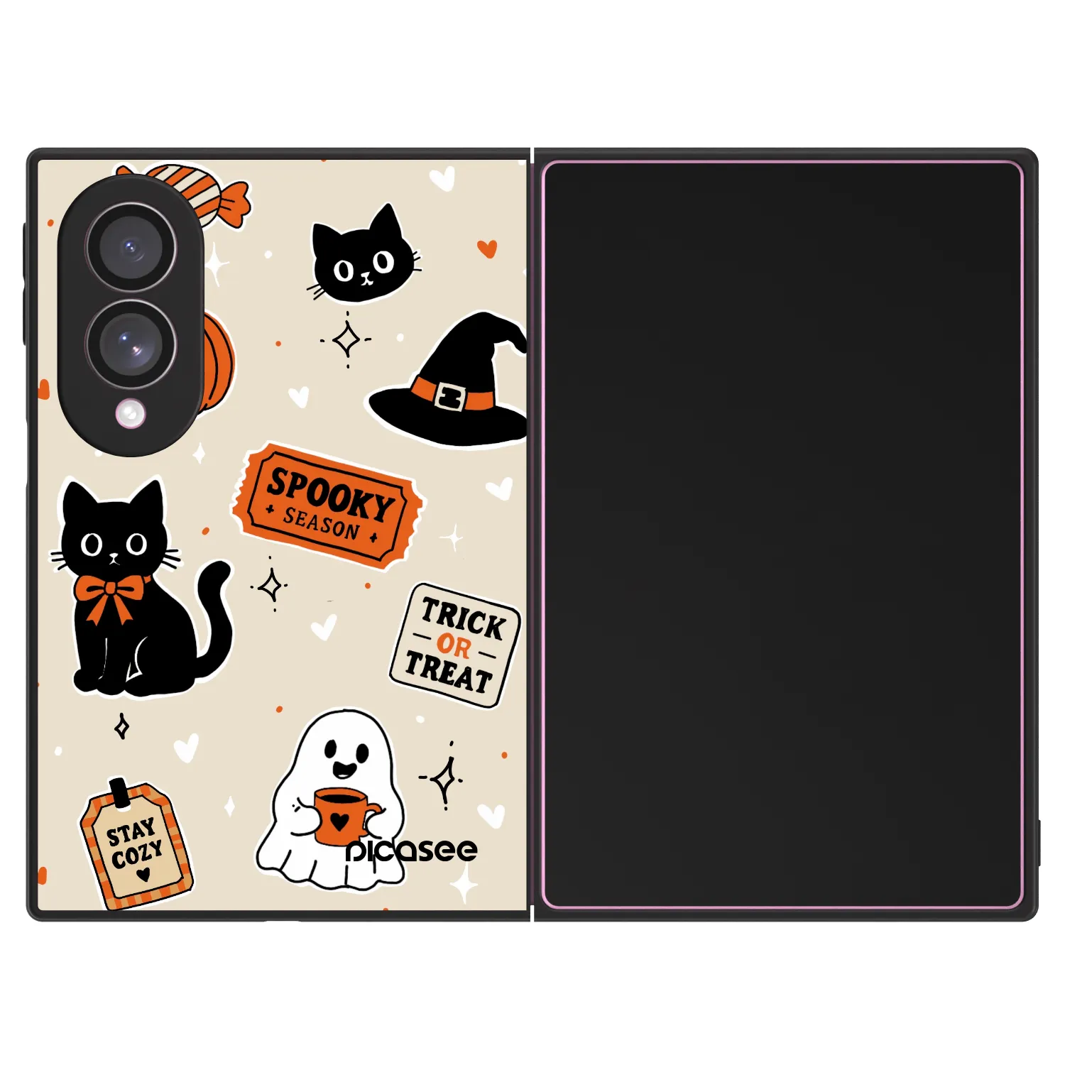 Picasee ULTIMATE CASE Samsung Galaxy Z Fold8 5G - készülékre - Halloween stickers