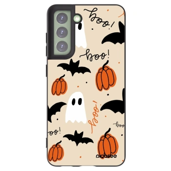 Picasee fekete szilikon tok az alábbi mobiltelefonokra Samsung Galaxy S21 FE 5G - Halloween 26