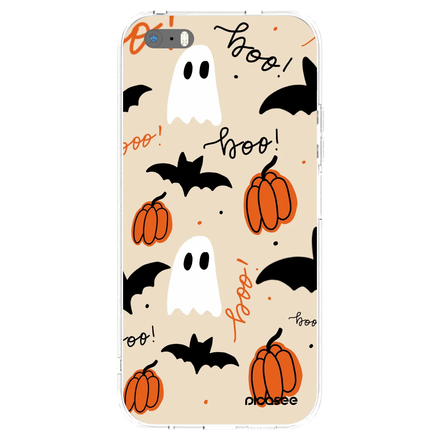 Picasee átlátszó szilikon tok az alábbi mobiltelefonokra Apple iPhone 5/5S/SE - Halloween 26