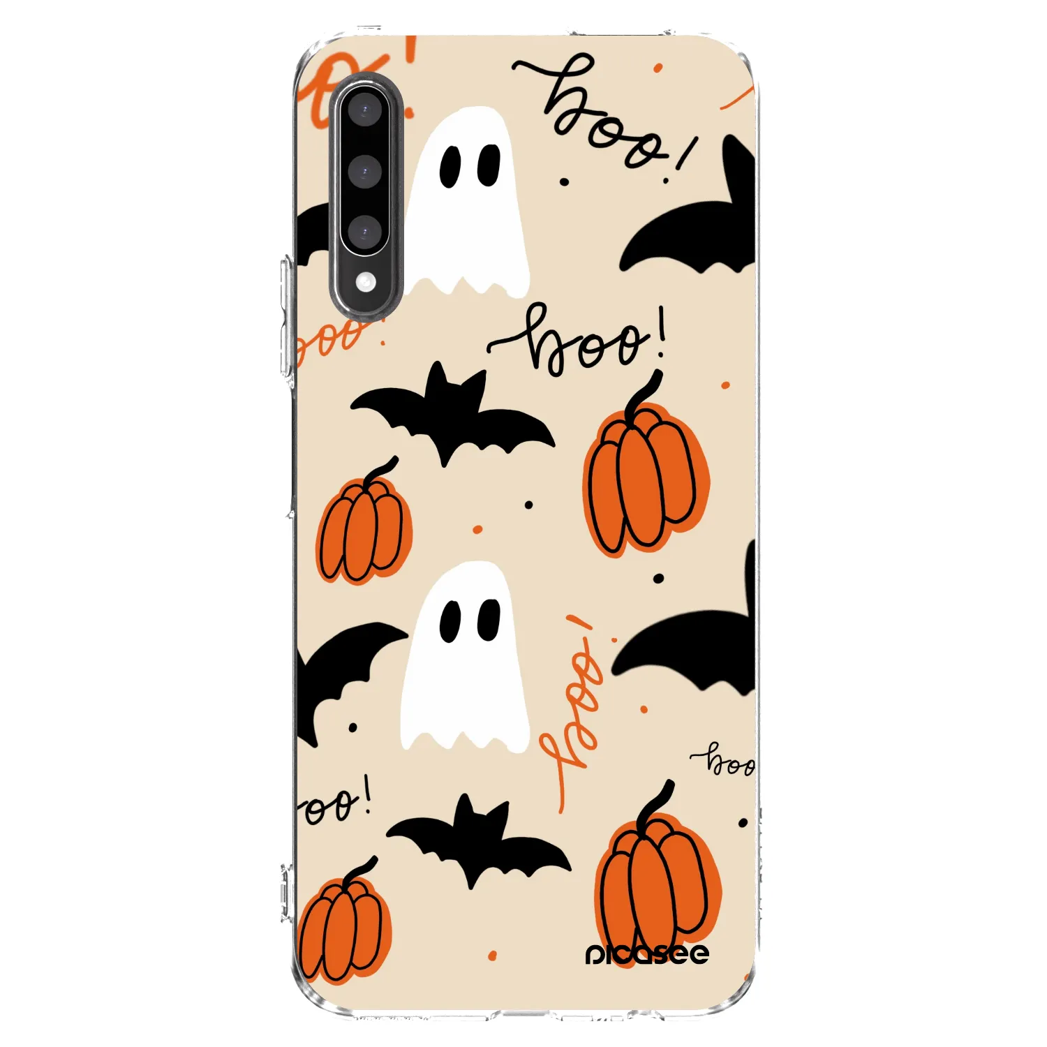 Picasee átlátszó szilikon tok az alábbi mobiltelefonokra Honor 9X Pro - Halloween 26