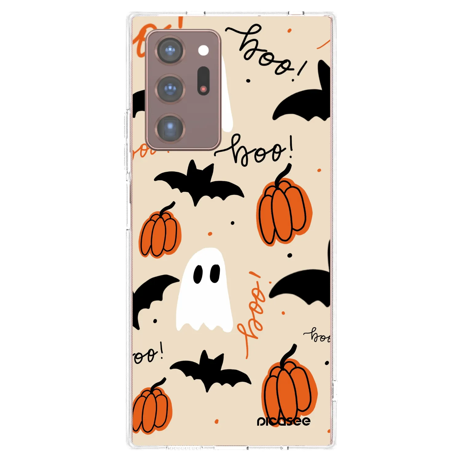 Picasee átlátszó szilikon tok az alábbi mobiltelefonokra Samsung Galaxy Note 20 Ultra - Halloween 26