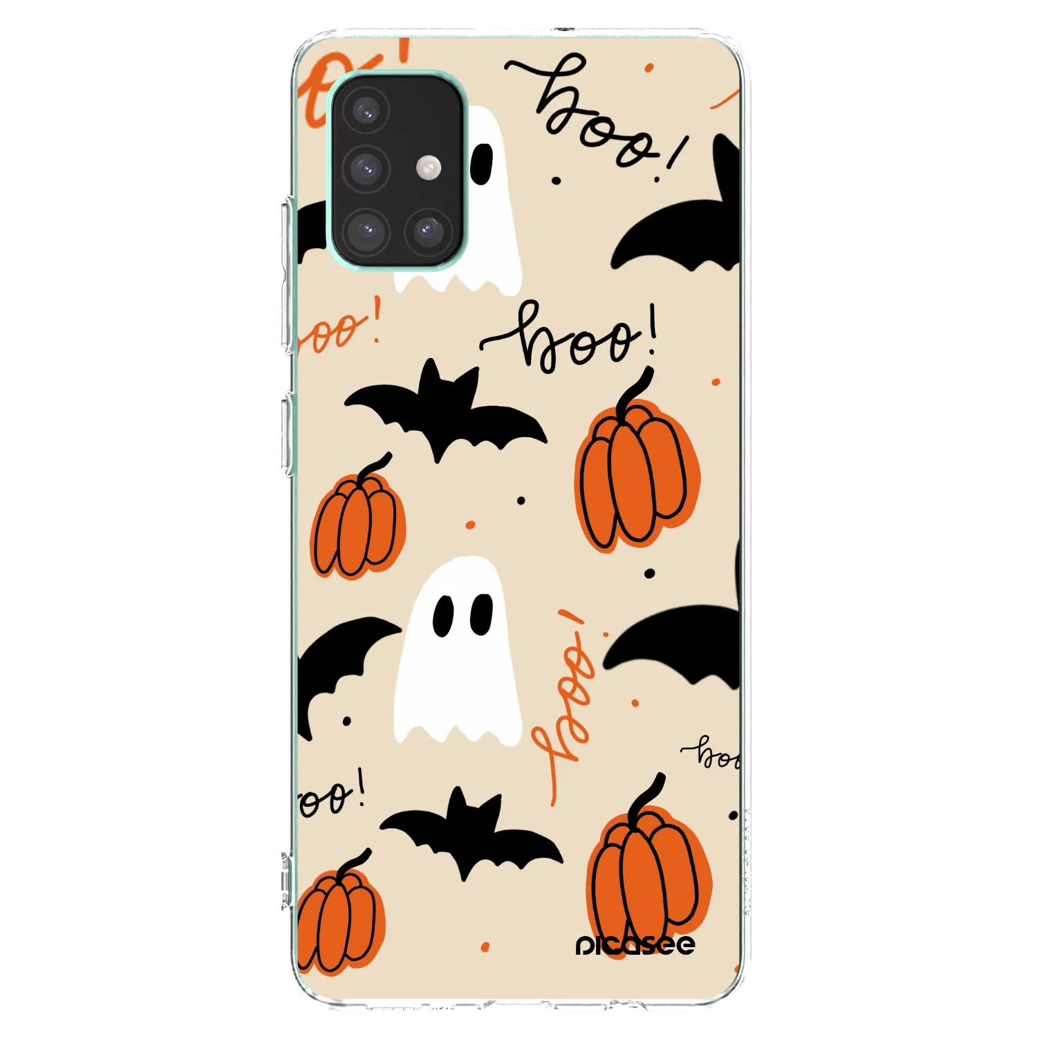 Picasee átlátszó szilikon tok az alábbi mobiltelefonokra Samsung Galaxy M51 M515F - Halloween 26