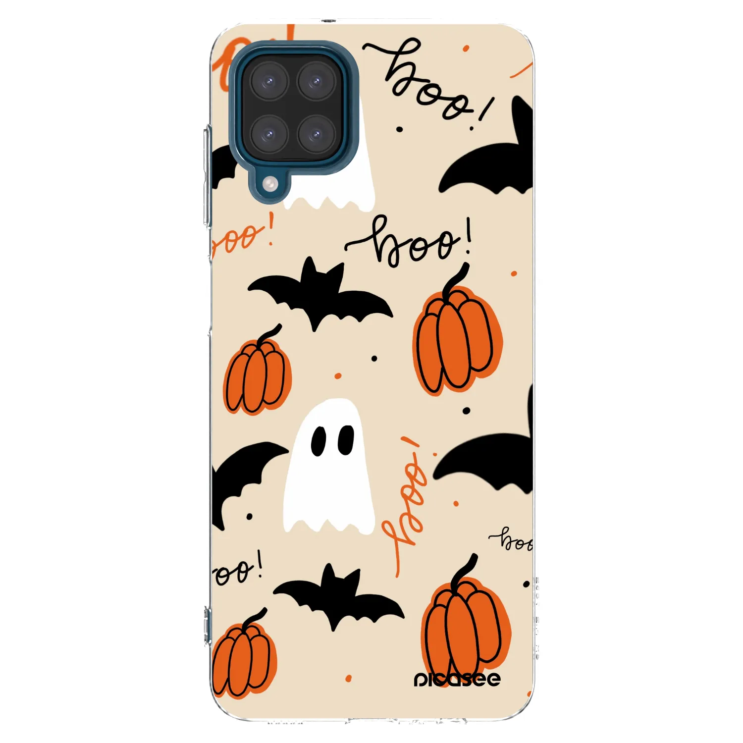 Picasee átlátszó szilikon tok az alábbi mobiltelefonokra Samsung Galaxy A12 A125F - Halloween 26
