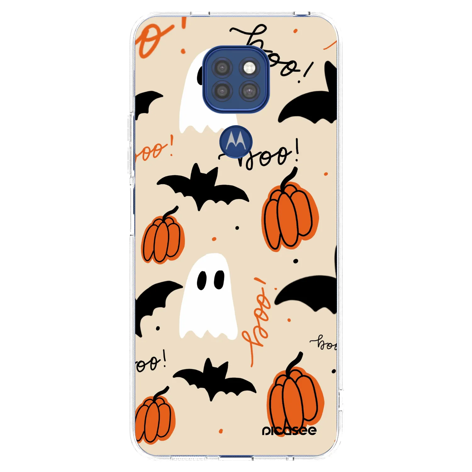 Picasee átlátszó szilikon tok az alábbi mobiltelefonokra Motorola Moto G9 Play - Halloween 26
