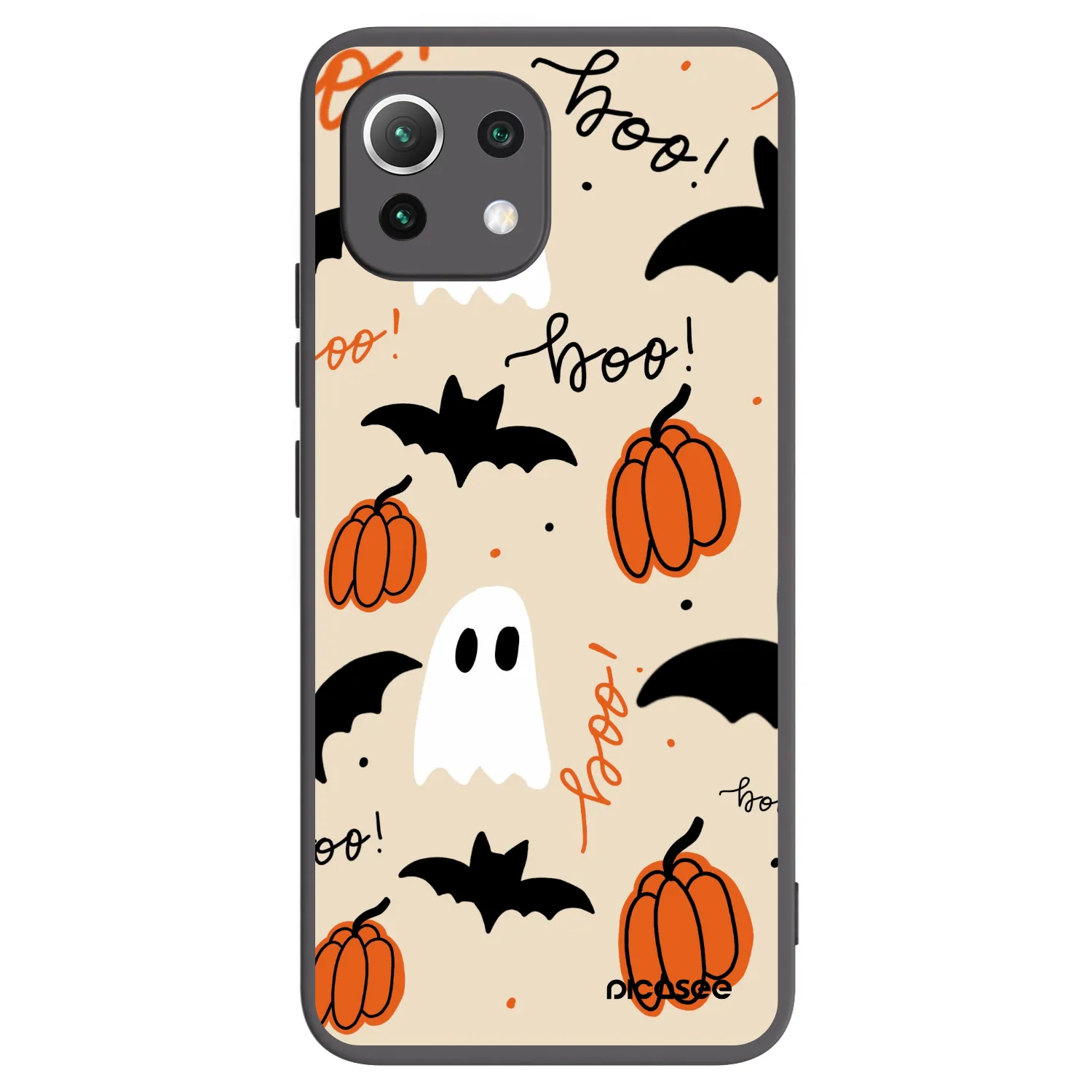 Picasee fekete szilikon tok az alábbi mobiltelefonokra Xiaomi Mi 11 Lite - Halloween 26