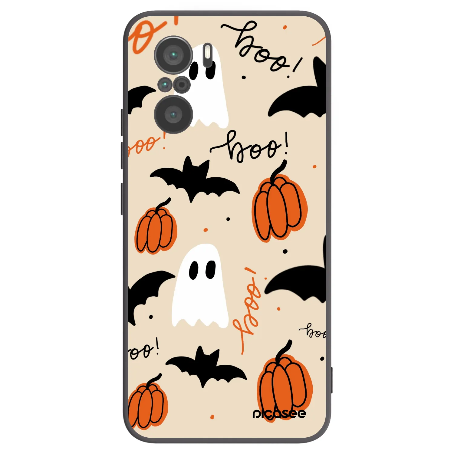 Picasee fekete szilikon tok az alábbi mobiltelefonokra Xiaomi Poco F3 - Halloween 26