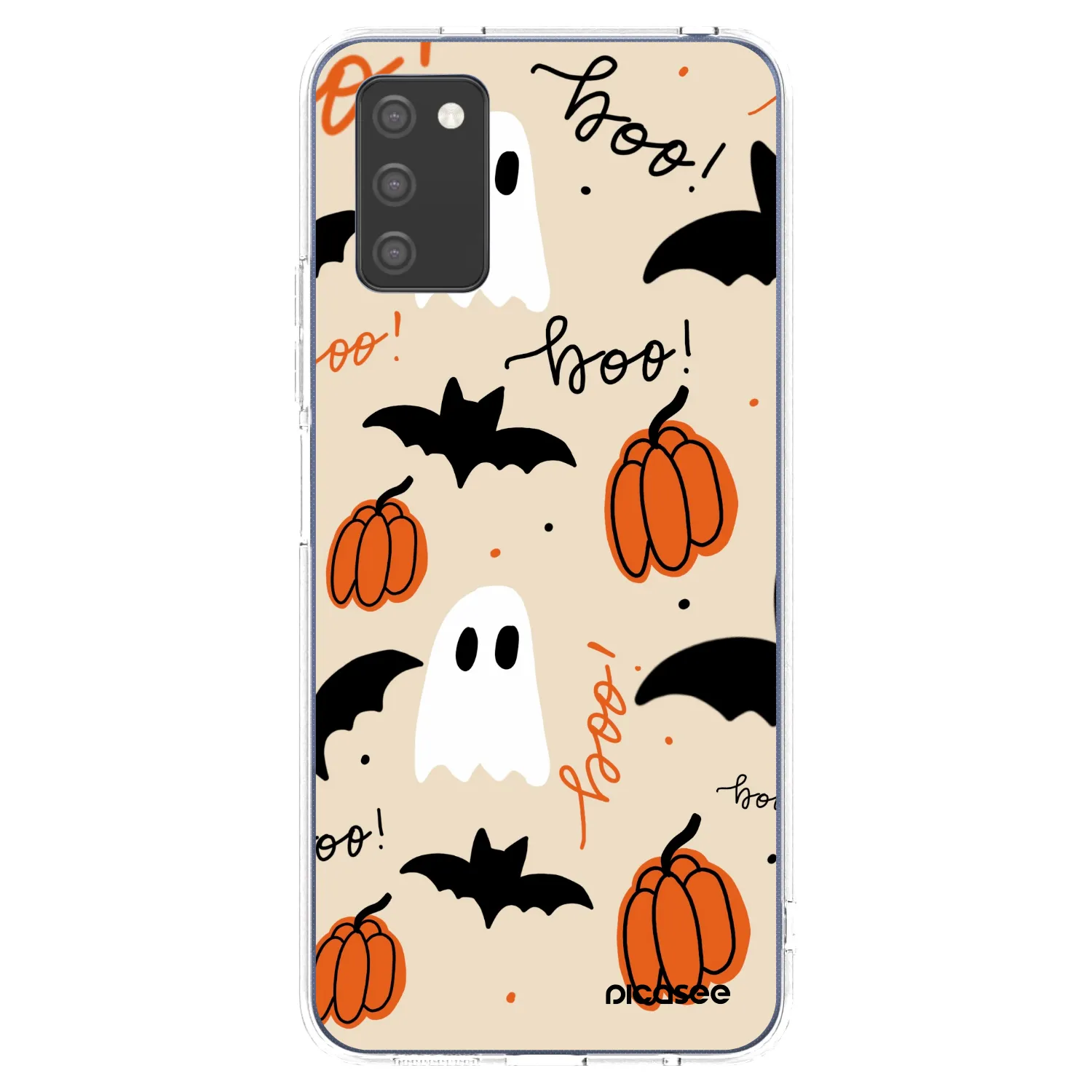 Picasee átlátszó szilikon tok az alábbi mobiltelefonokra Samsung Galaxy A02s A025G - Halloween 26