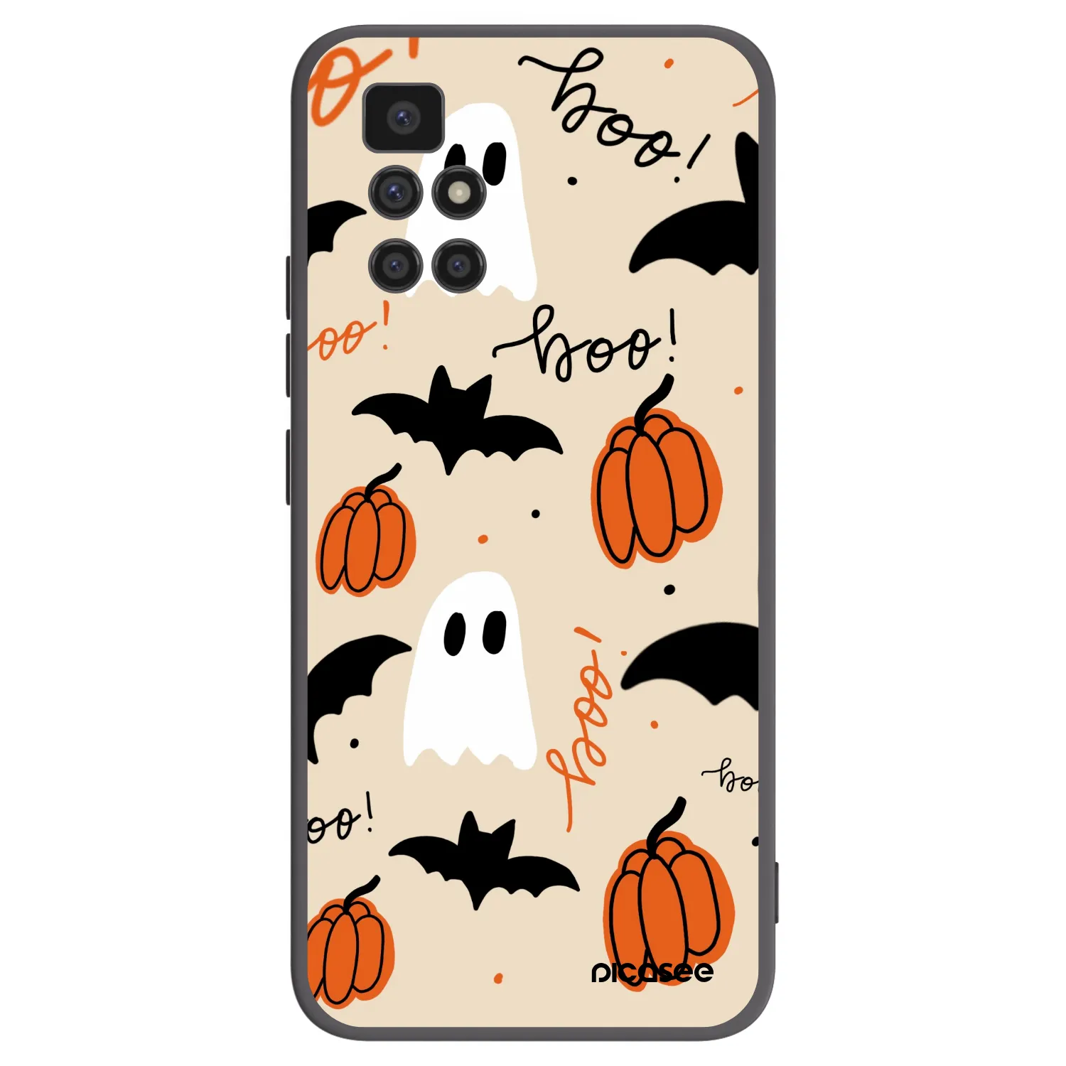 Picasee fekete szilikon tok az alábbi mobiltelefonokra Xiaomi Redmi 10 - Halloween 26